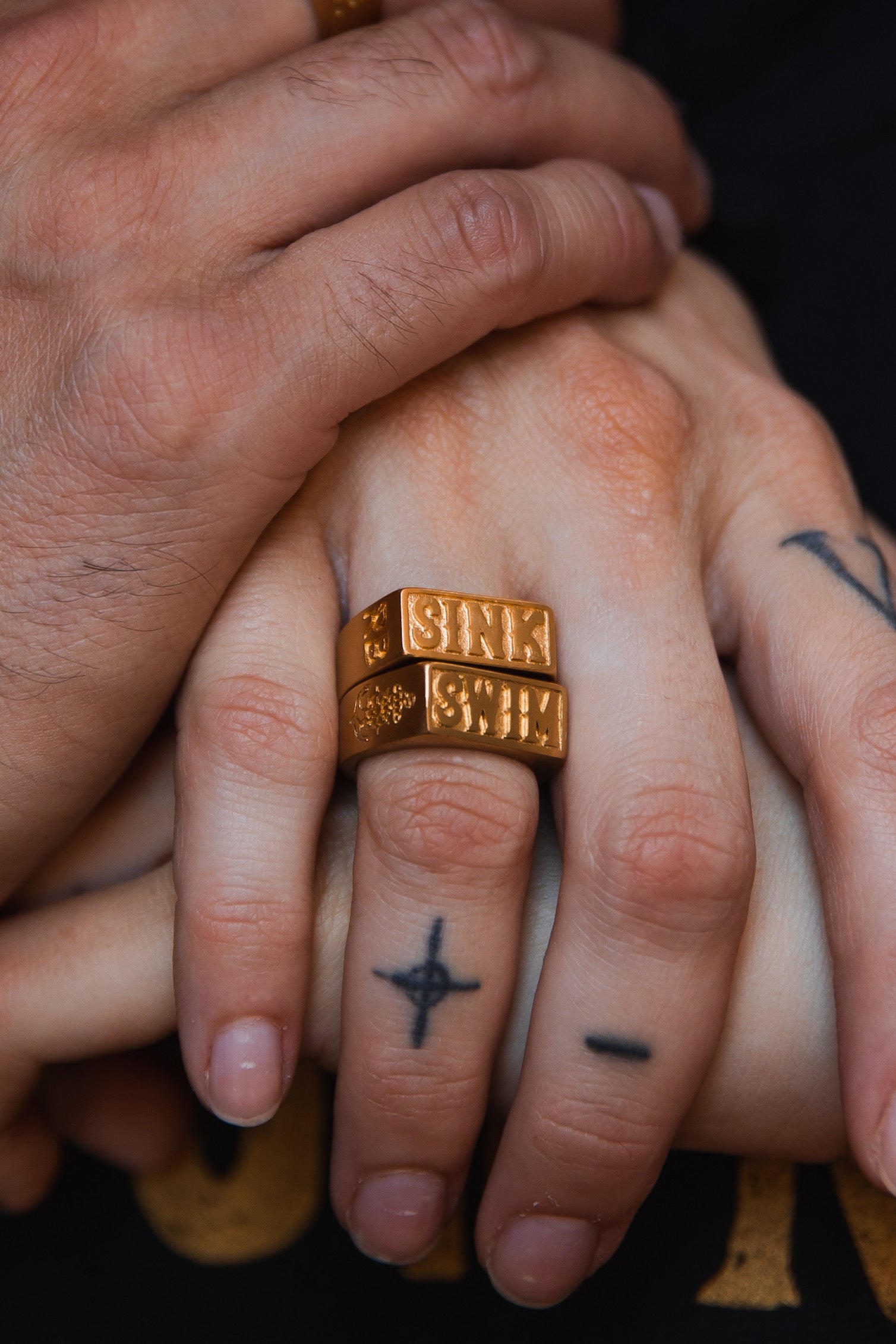 Gold Sink or Swim Rings