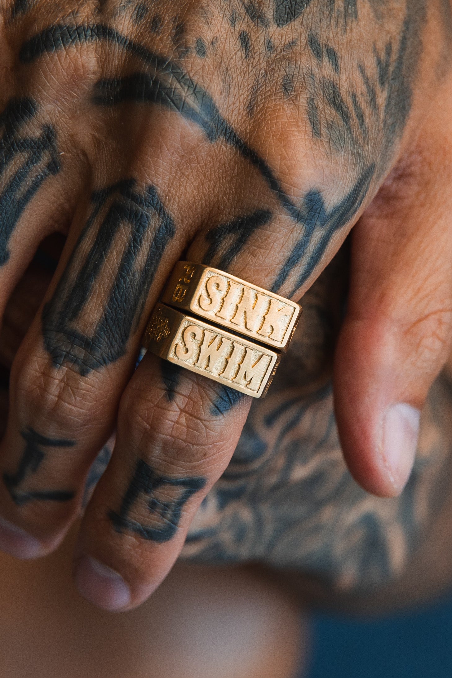 Gold Sink or Swim Rings