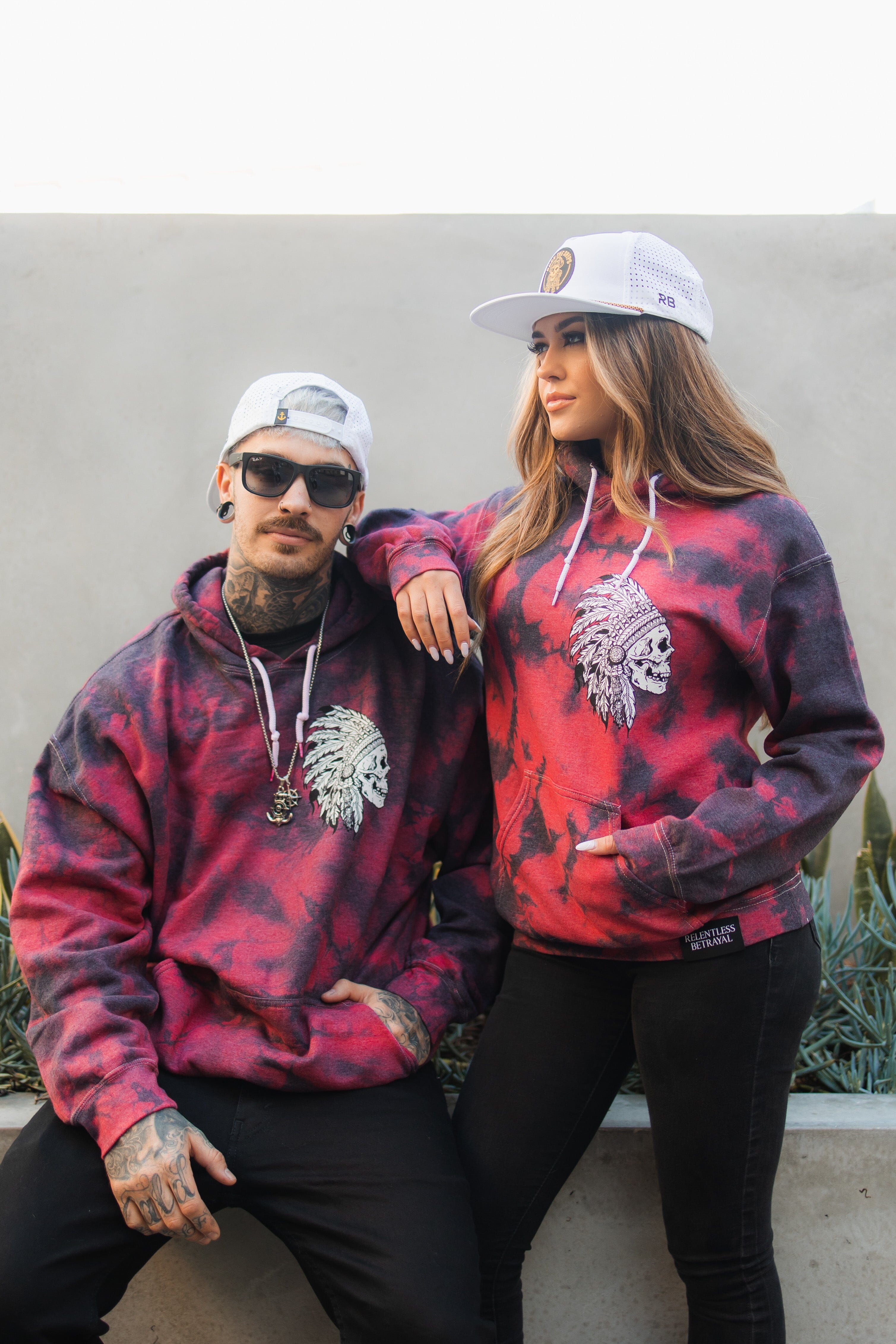 Trustless Chief Tie Dye Hoodie