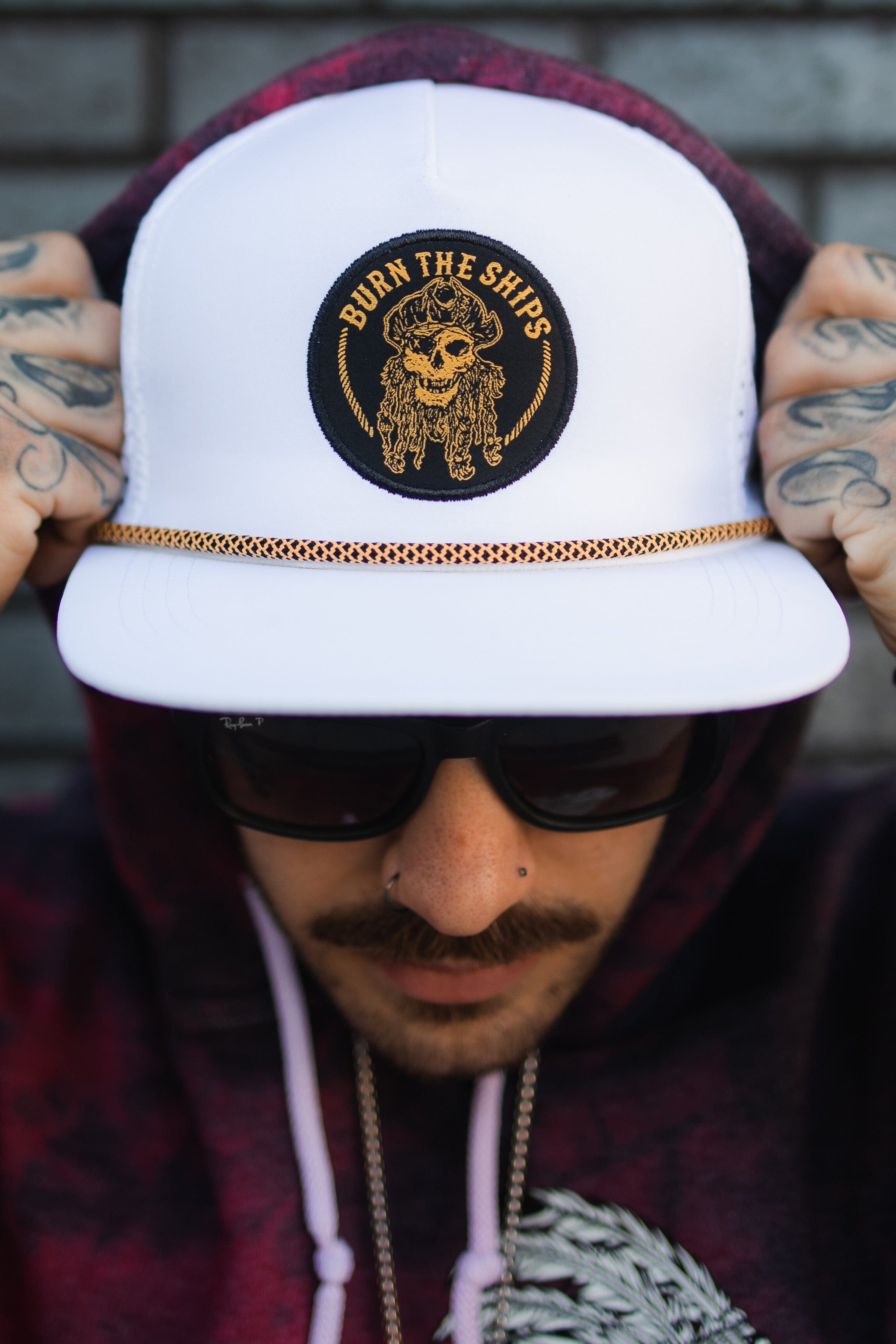 Burn The Ships WHITEOUT Snapback