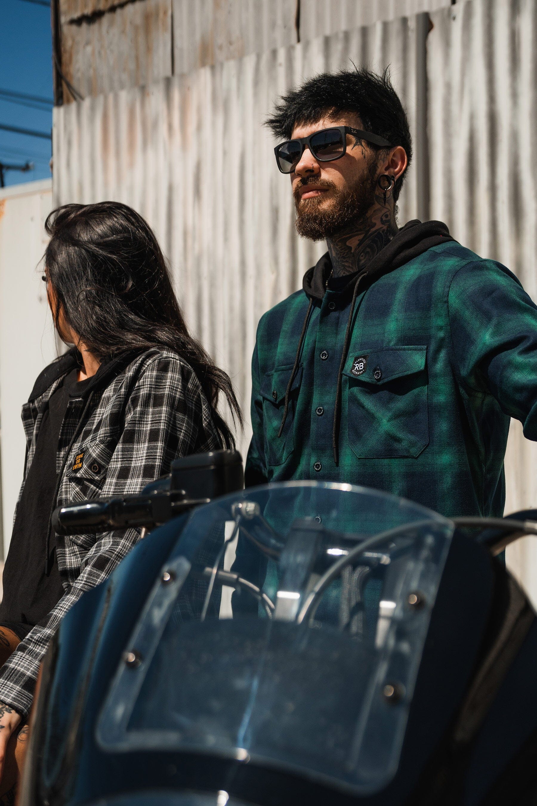 Lost At Sea Premium Hooded Flannel