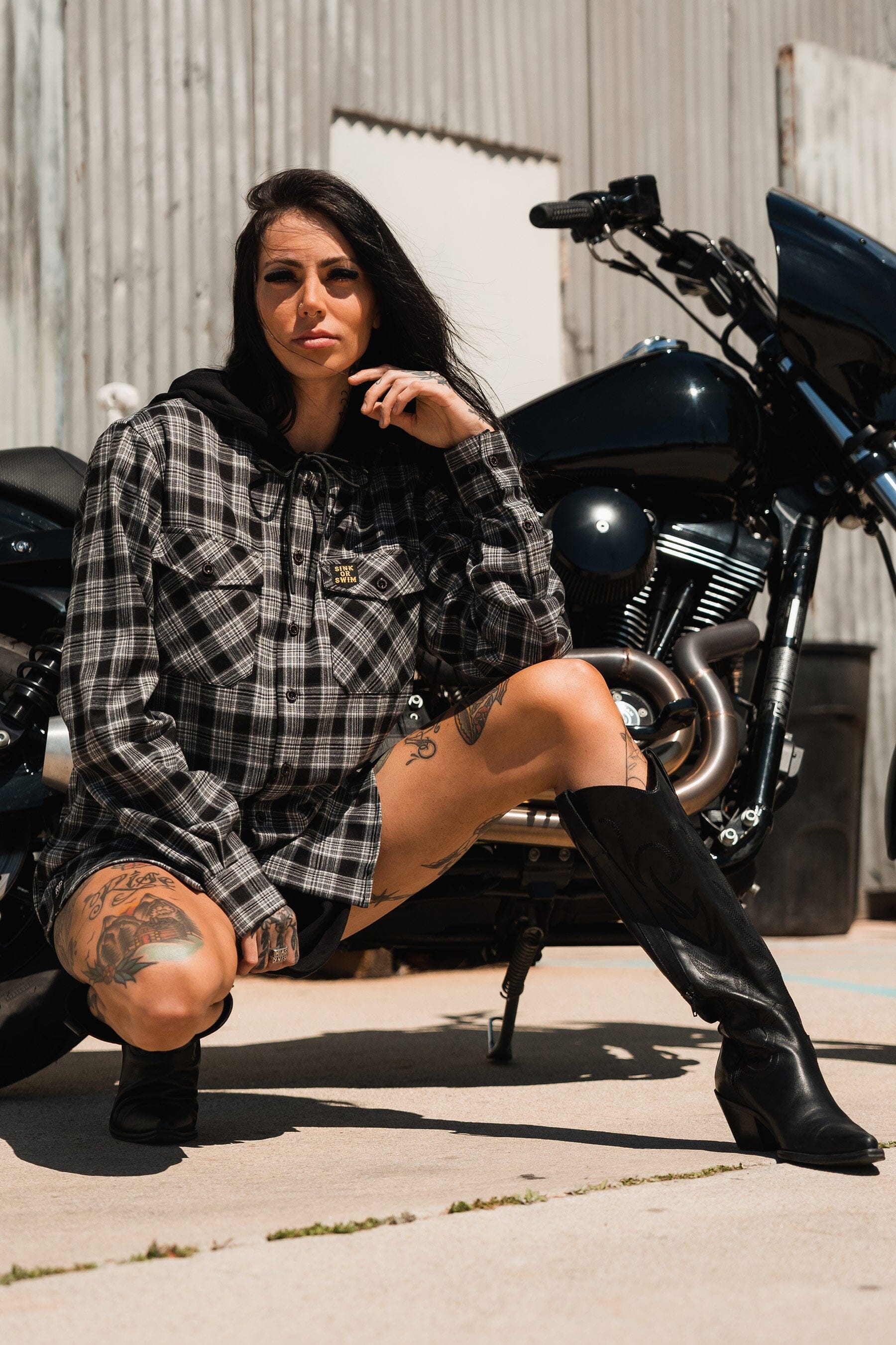 Sink Or Swim Premium Hooded Flannel