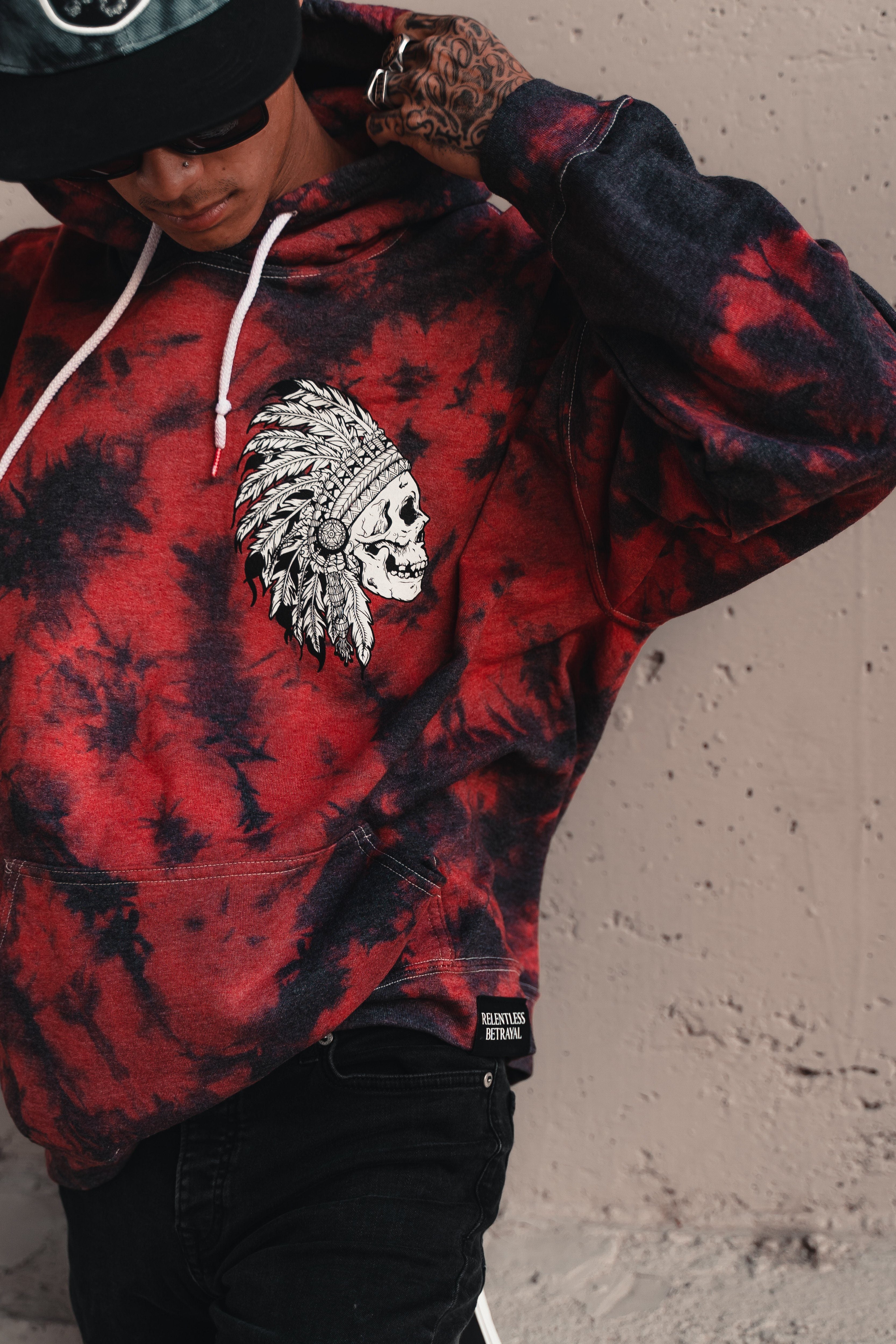 Trustless Chief Tie Dye Hoodie