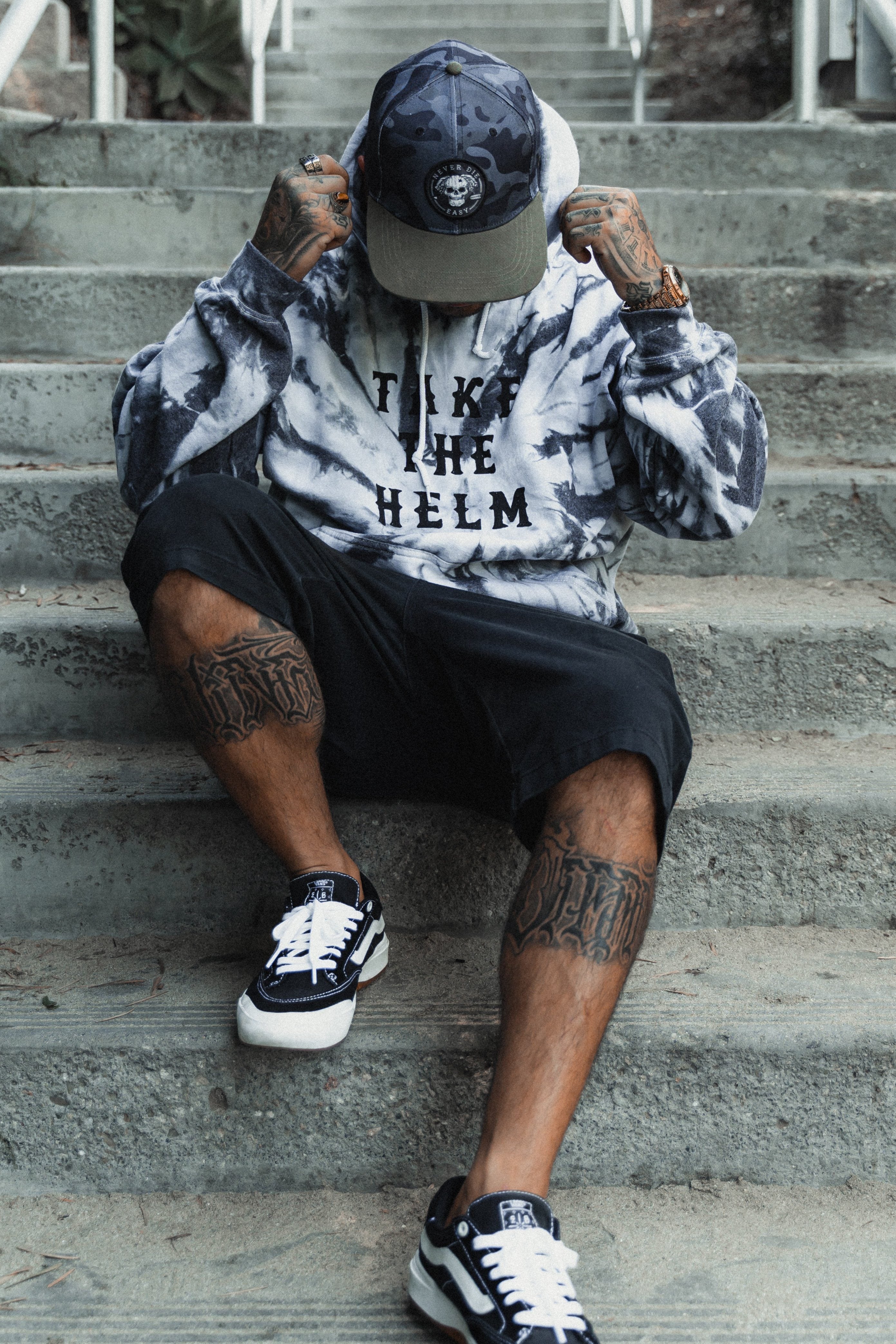 Take The Helm Tie Dye Hoodie