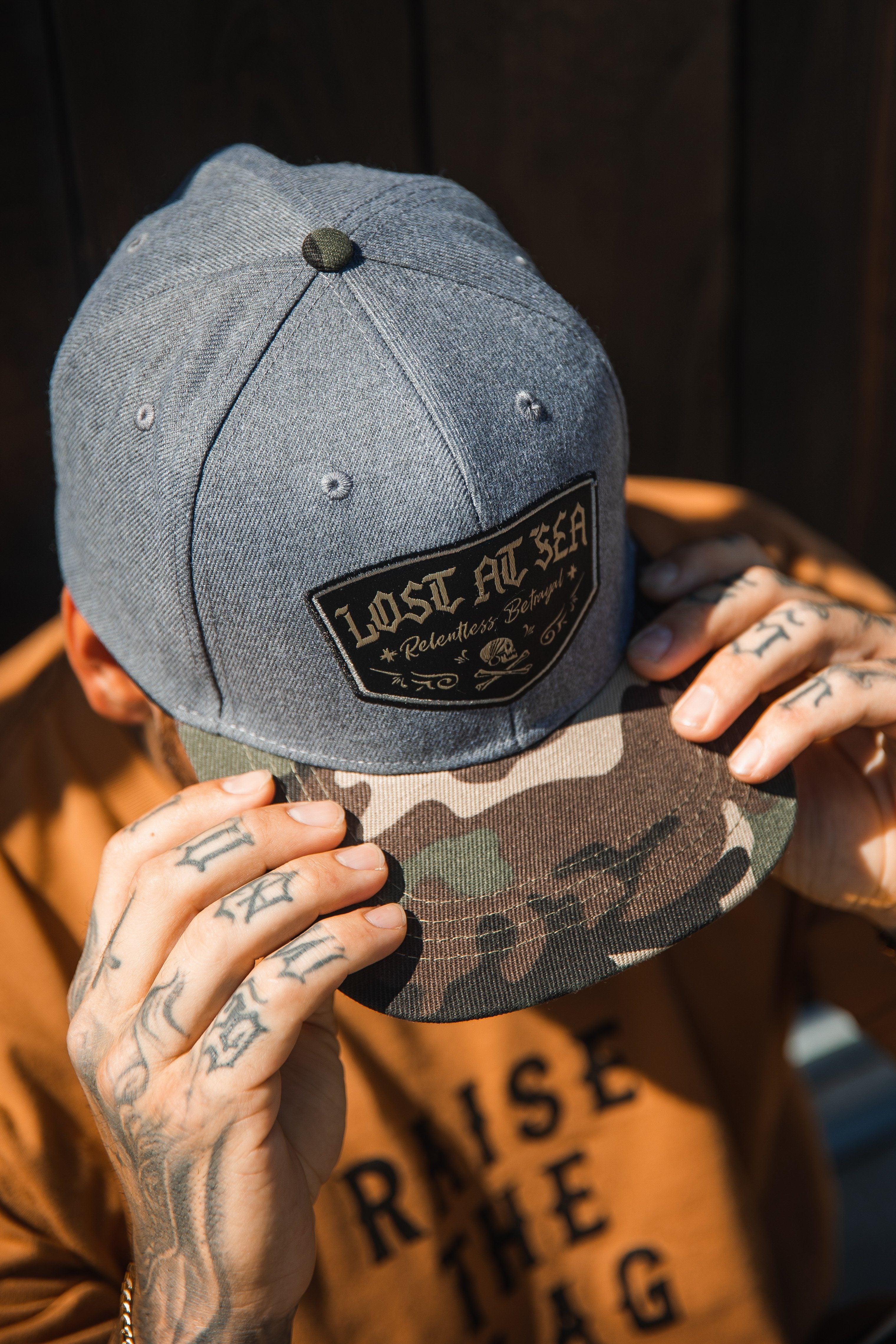 Lost At Sea Camo Snapback