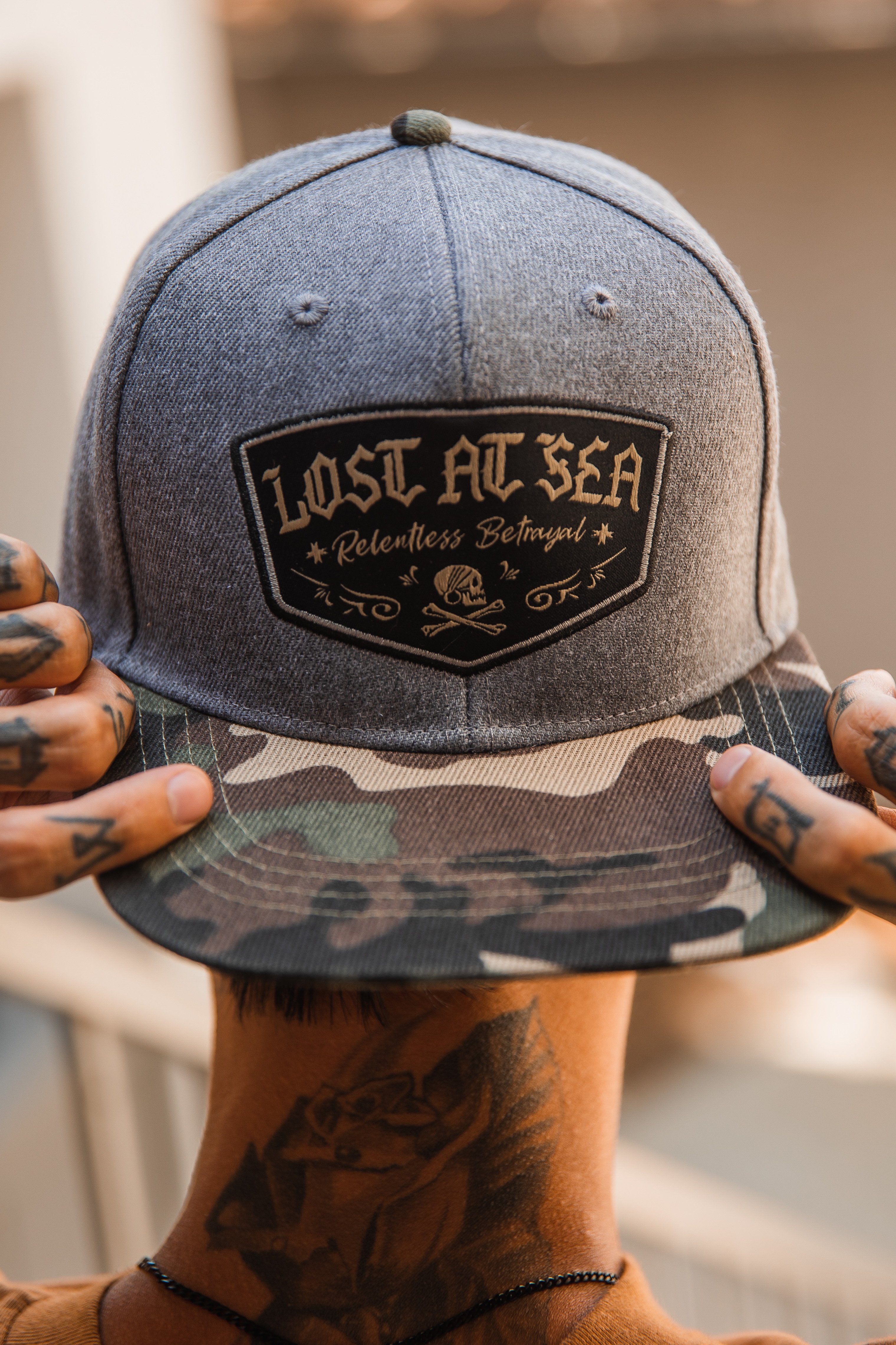 Lost At Sea Camo Snapback