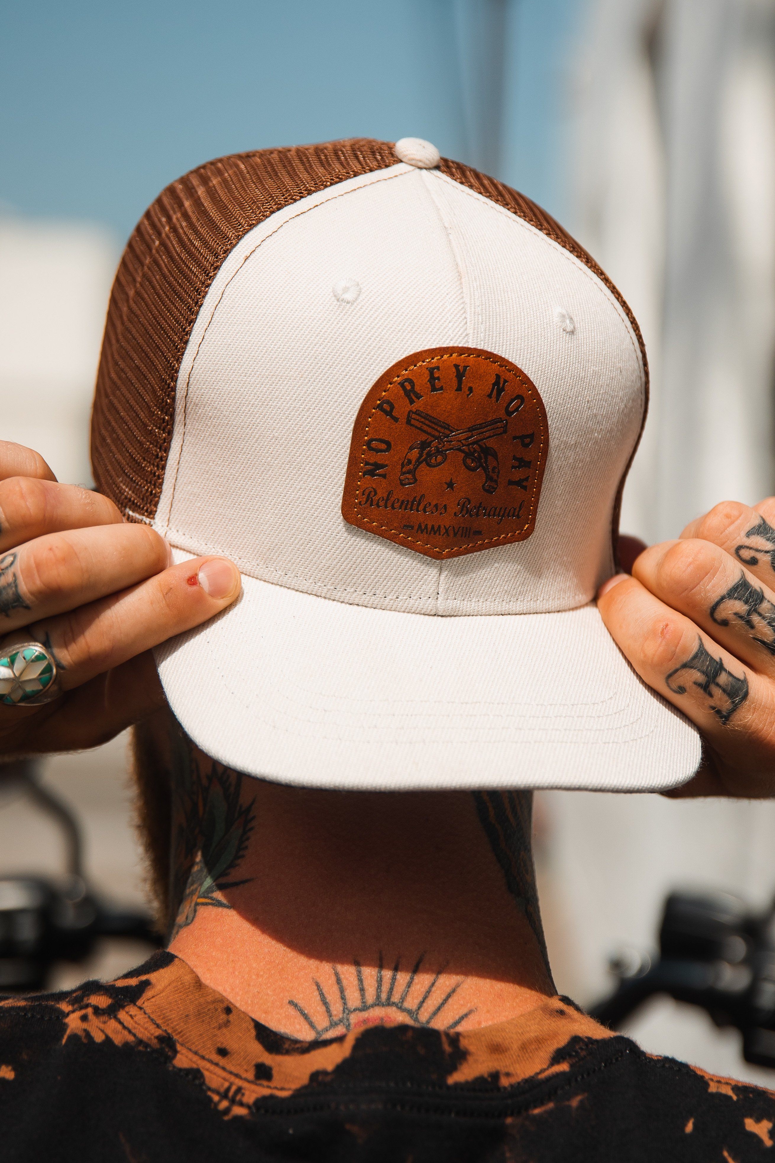 No Prey, No Pay Tan Snapback