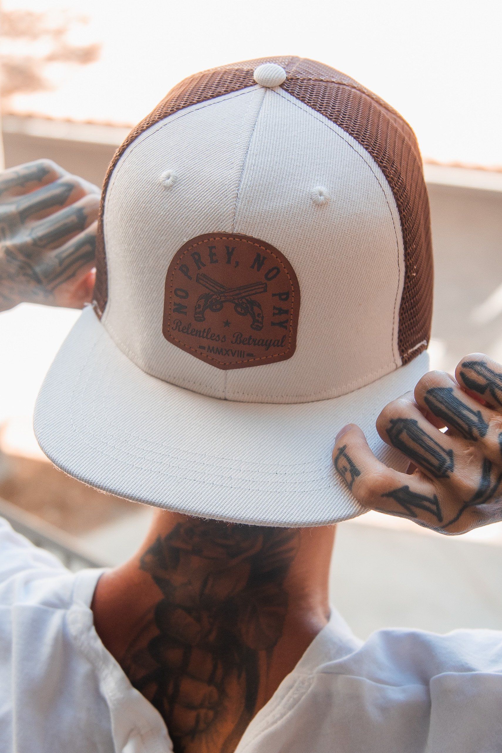 No Prey, No Pay Tan Snapback
