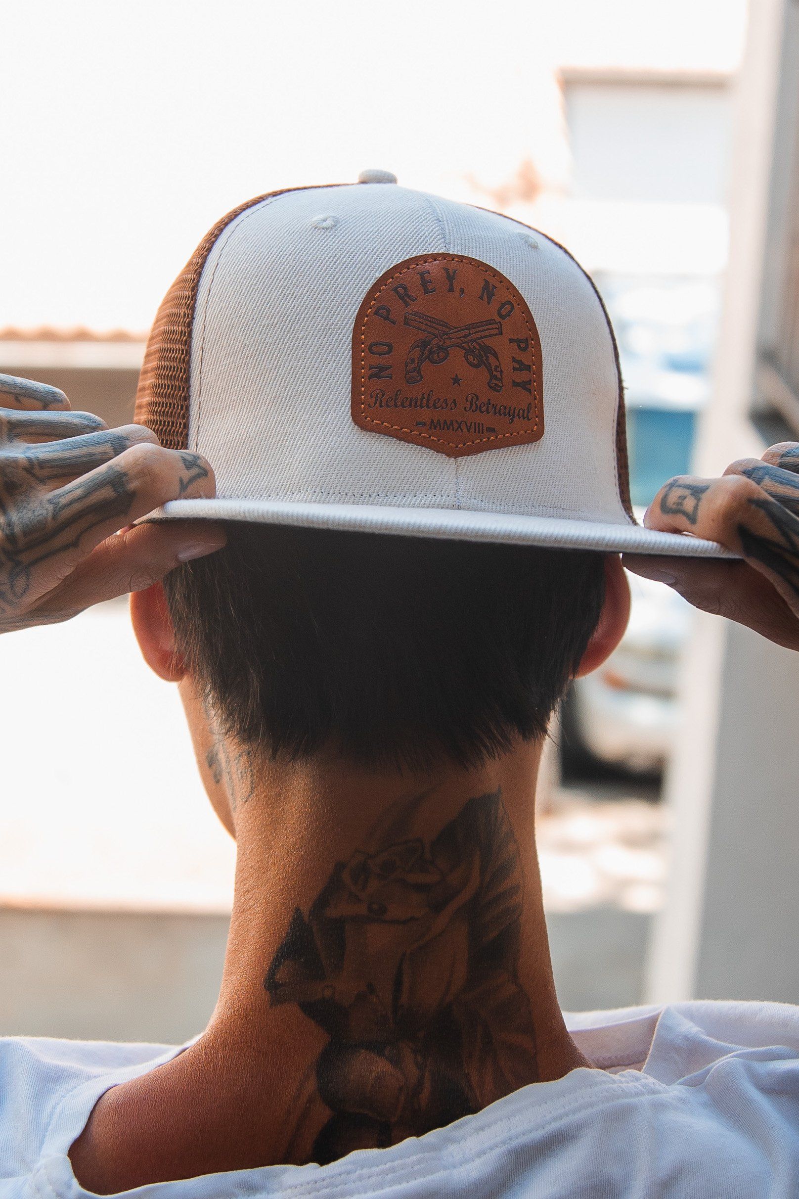 No Prey, No Pay Tan Snapback