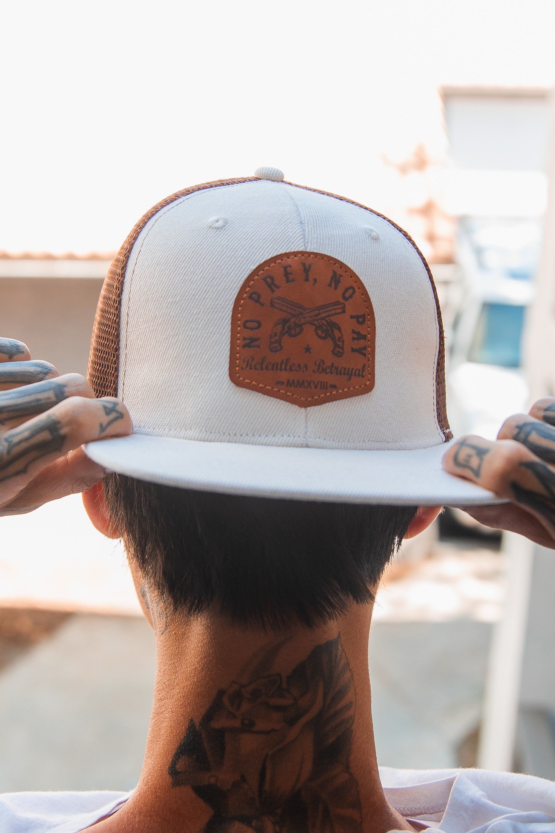 No Prey, No Pay Tan Snapback