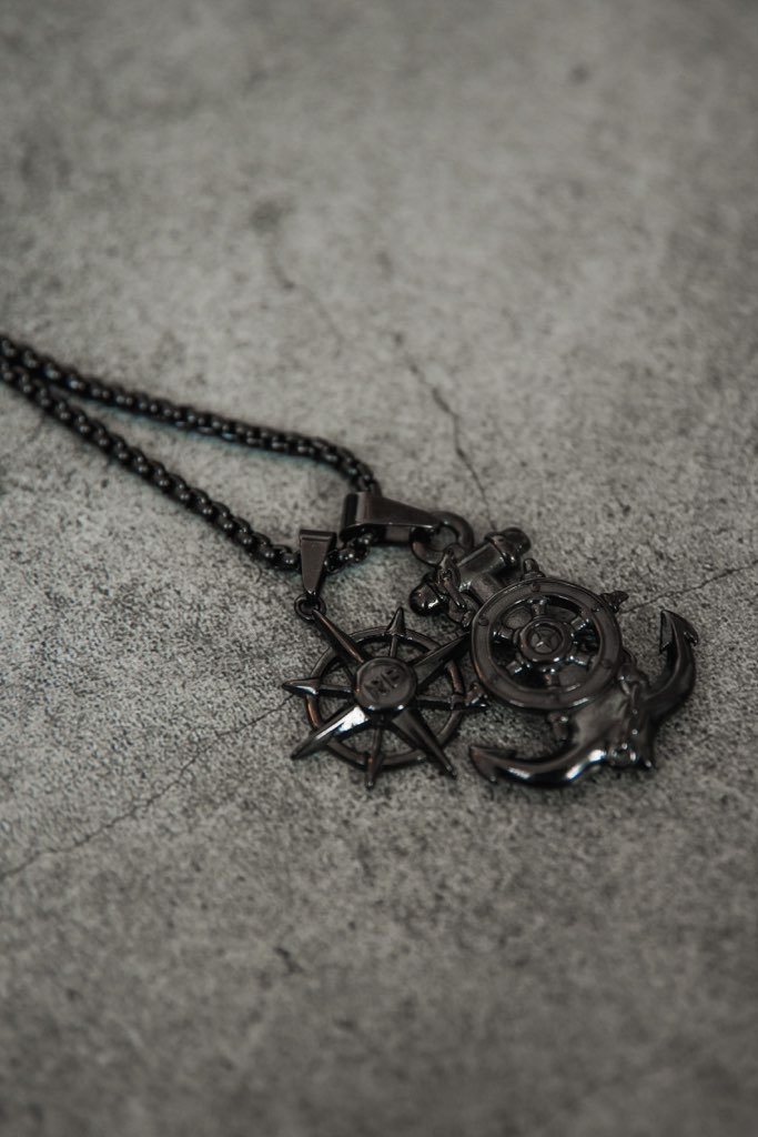 Blackout Anchors Aweigh Necklace