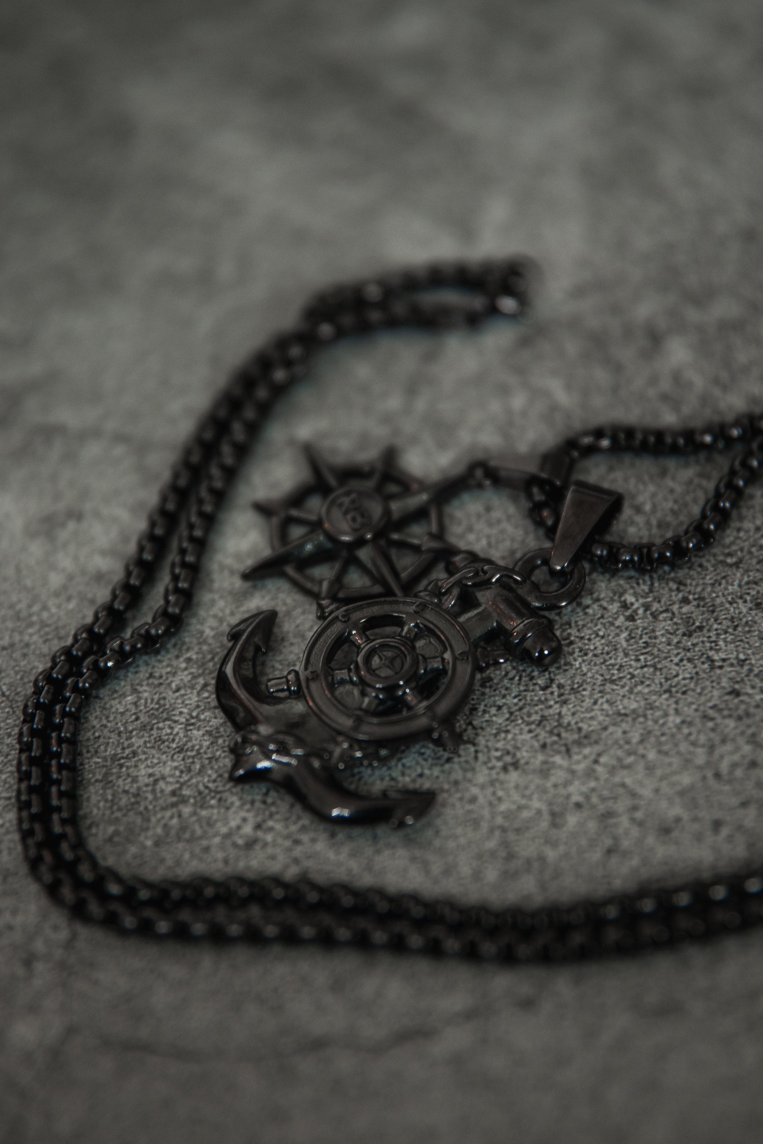 Blackout Anchors Aweigh Necklace