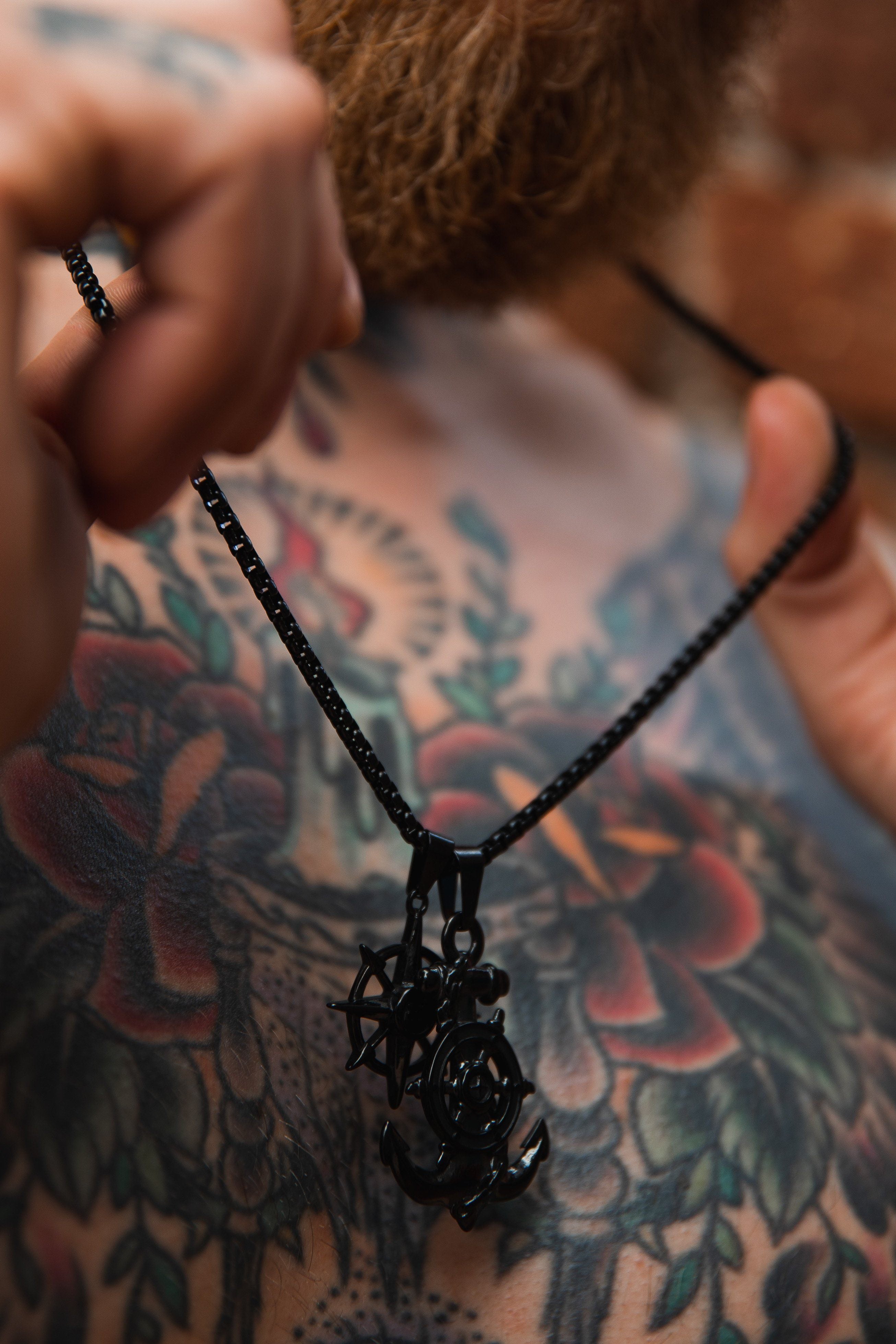 Blackout Anchors Aweigh Necklace