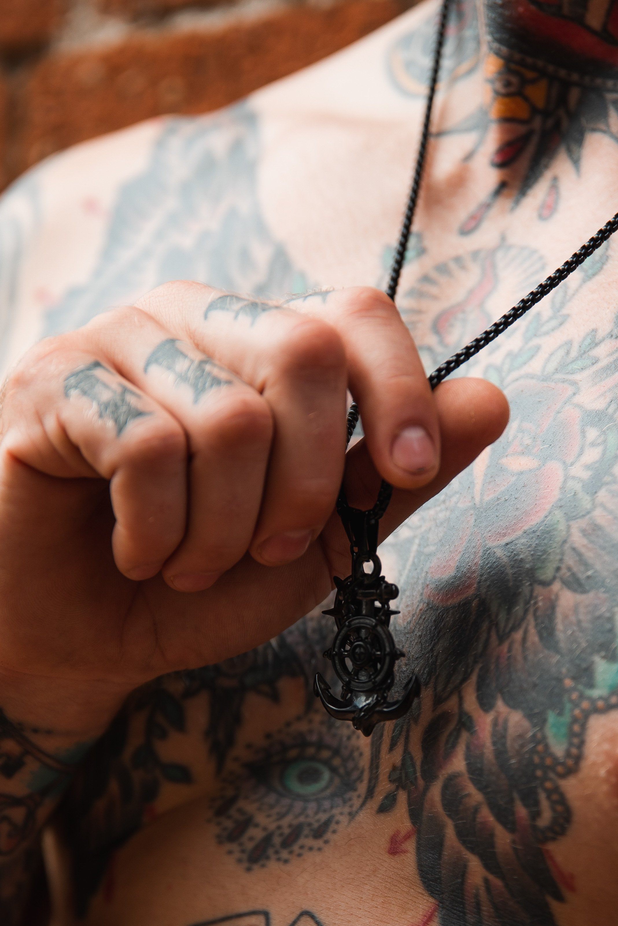 Blackout Anchors Aweigh Necklace