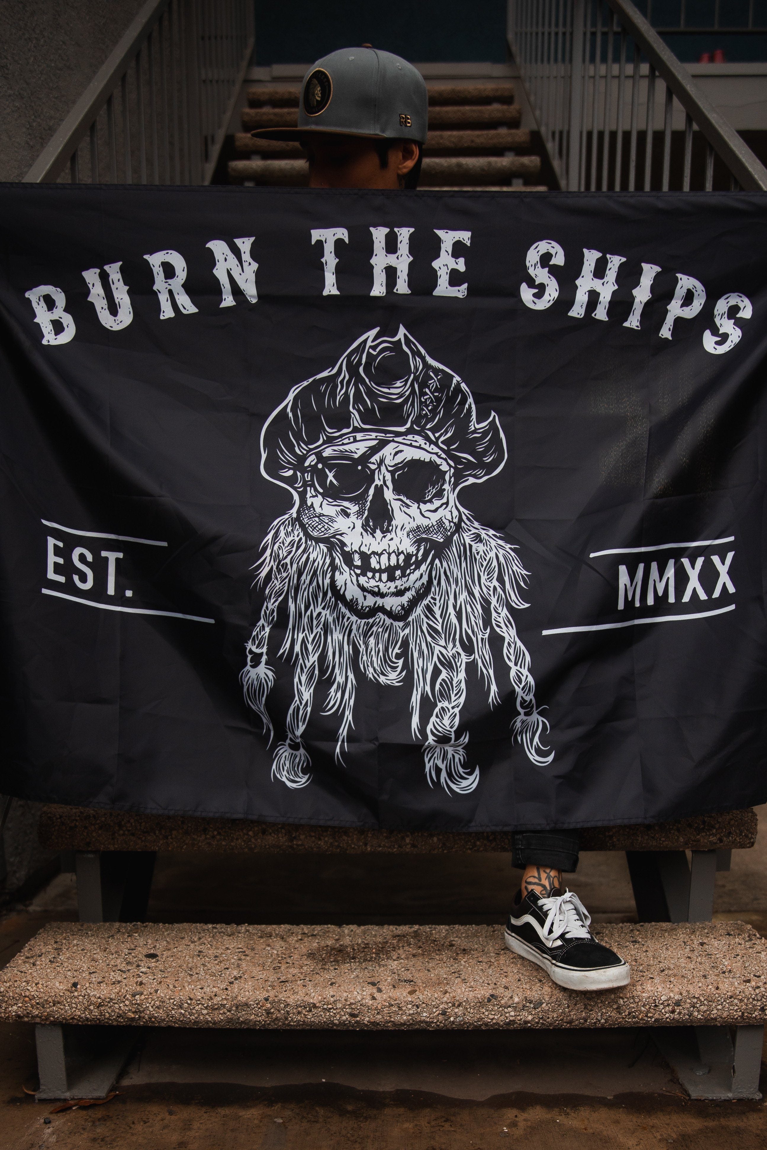 Burn The Ships Flag