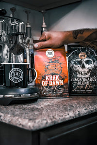 Coffee Bundle: Black Beard's Blend + Krak of Dawn Coffee + Black Flag Mug
