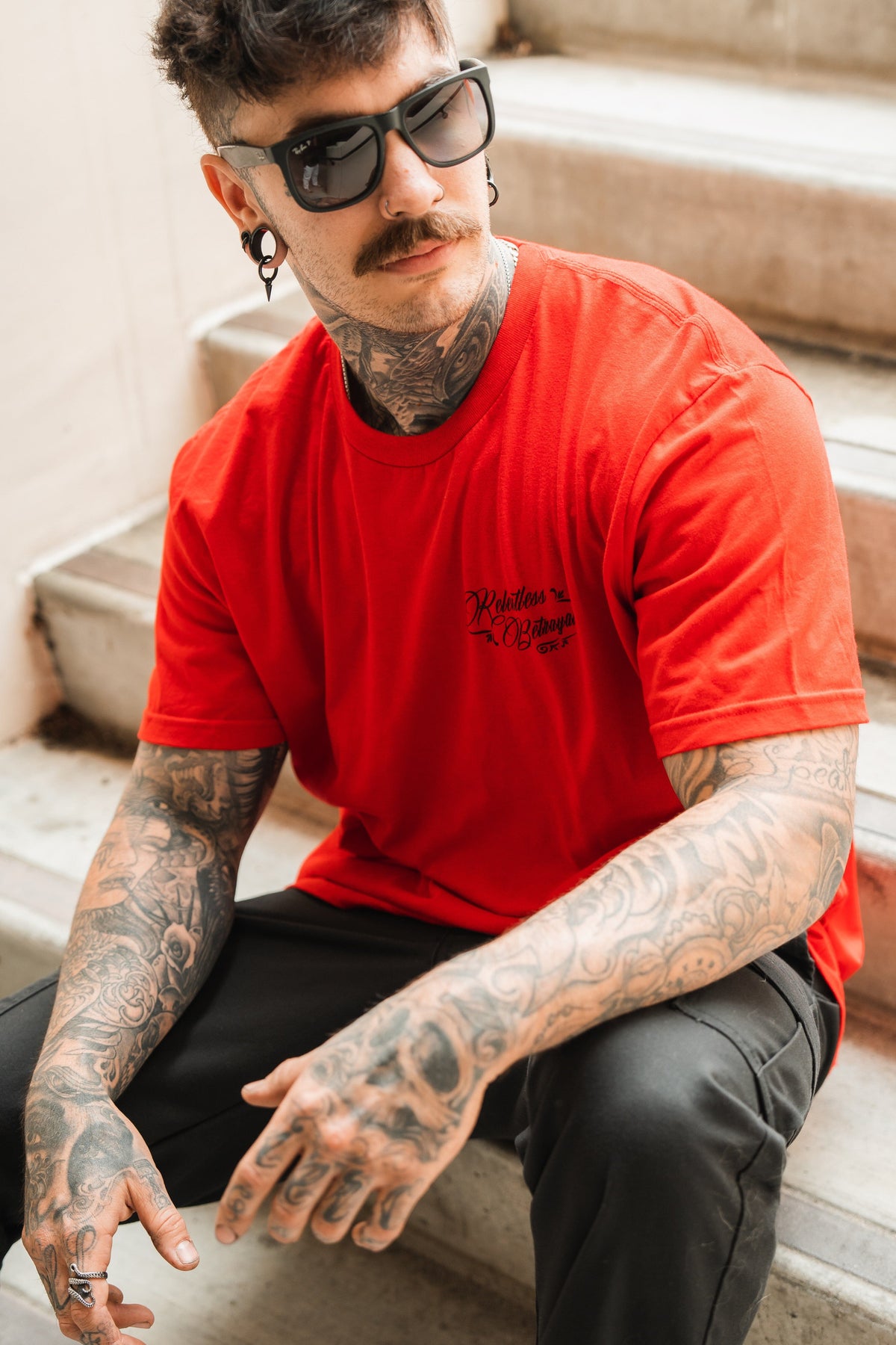Ship Wreck Red T-Shirt