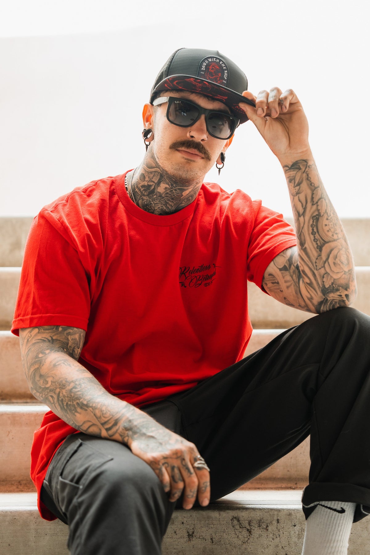 Ship Wreck Red T-Shirt