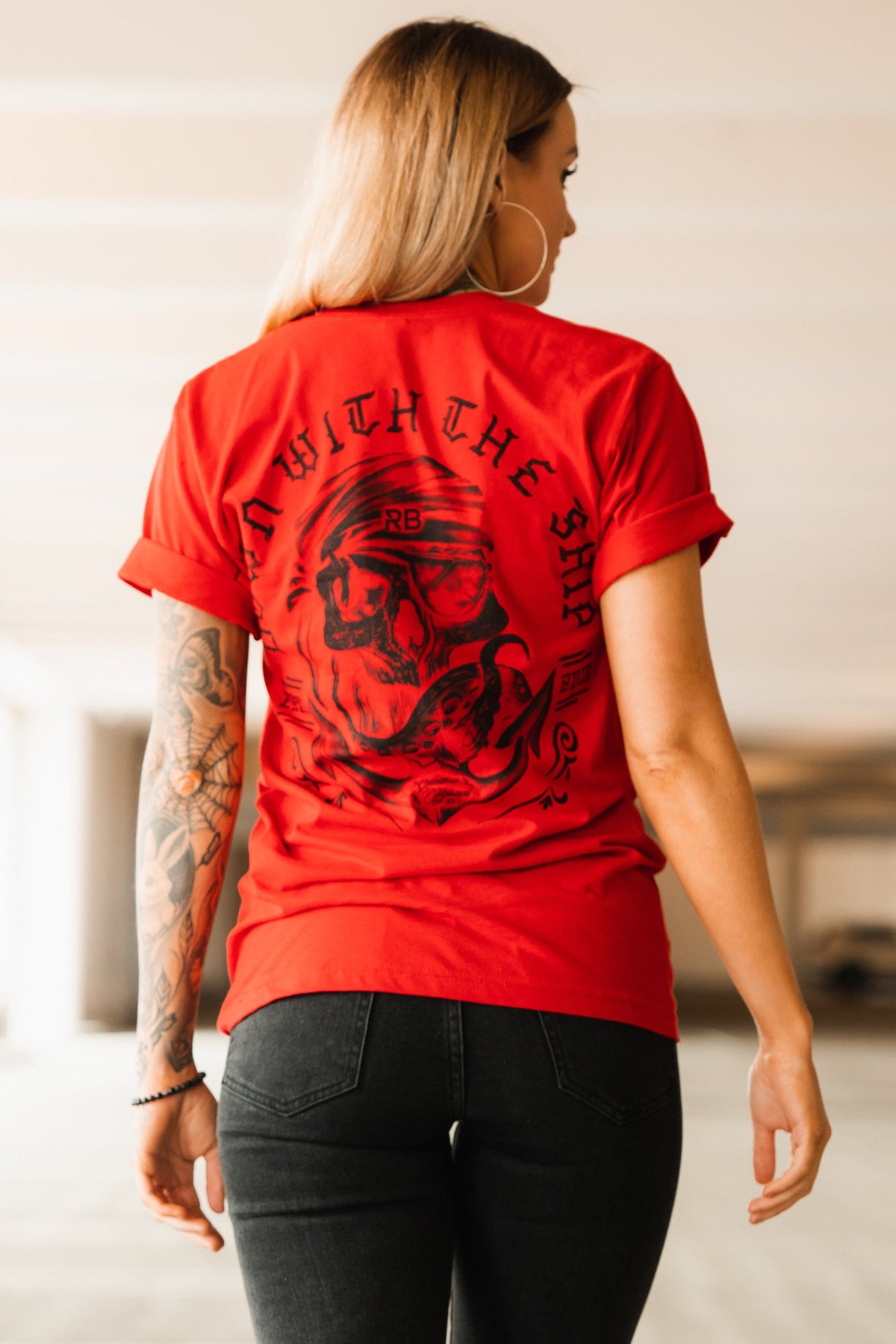 Ship Wreck Red T-Shirt