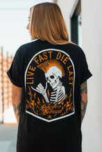 将图片加载到图库查看器，Live Fast Black T-Shirt