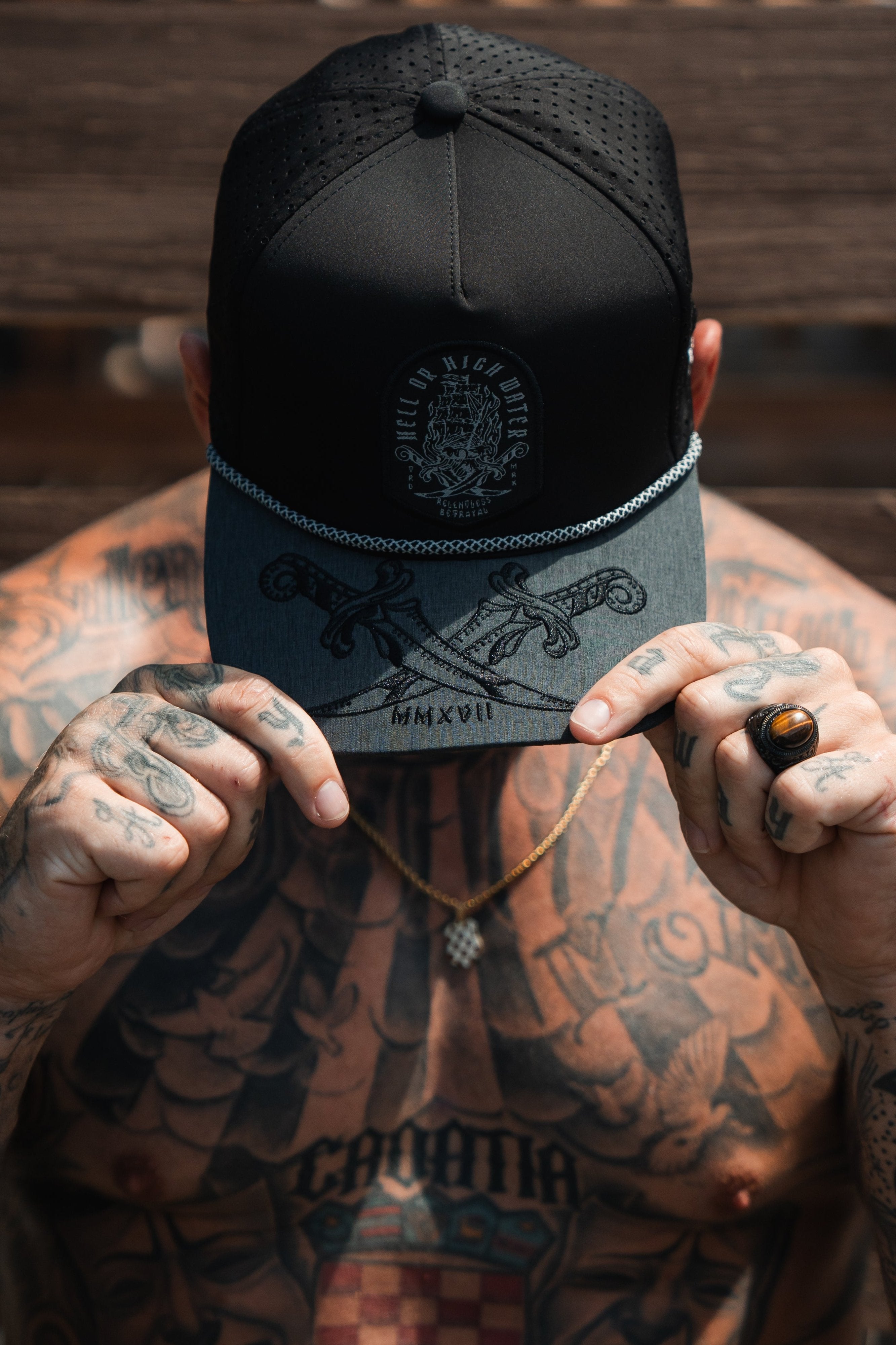 Hell or High Water Gray Snapback