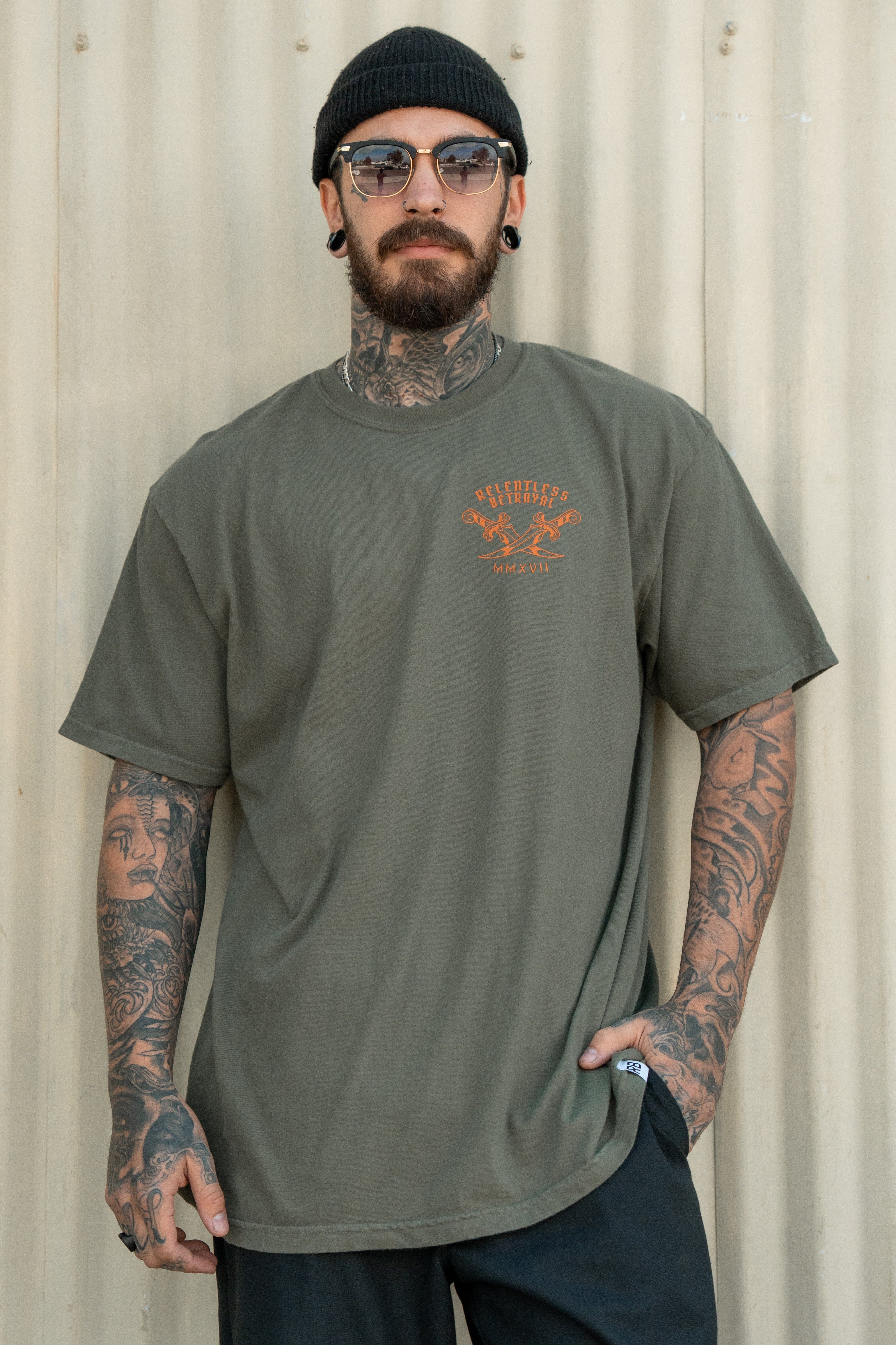 Hell or High Water Premium Olive T-Shirt