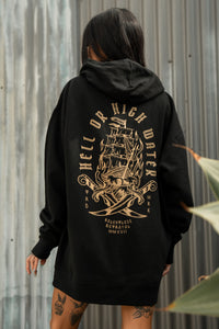 Hell or High Water Gold Foil Hoodie