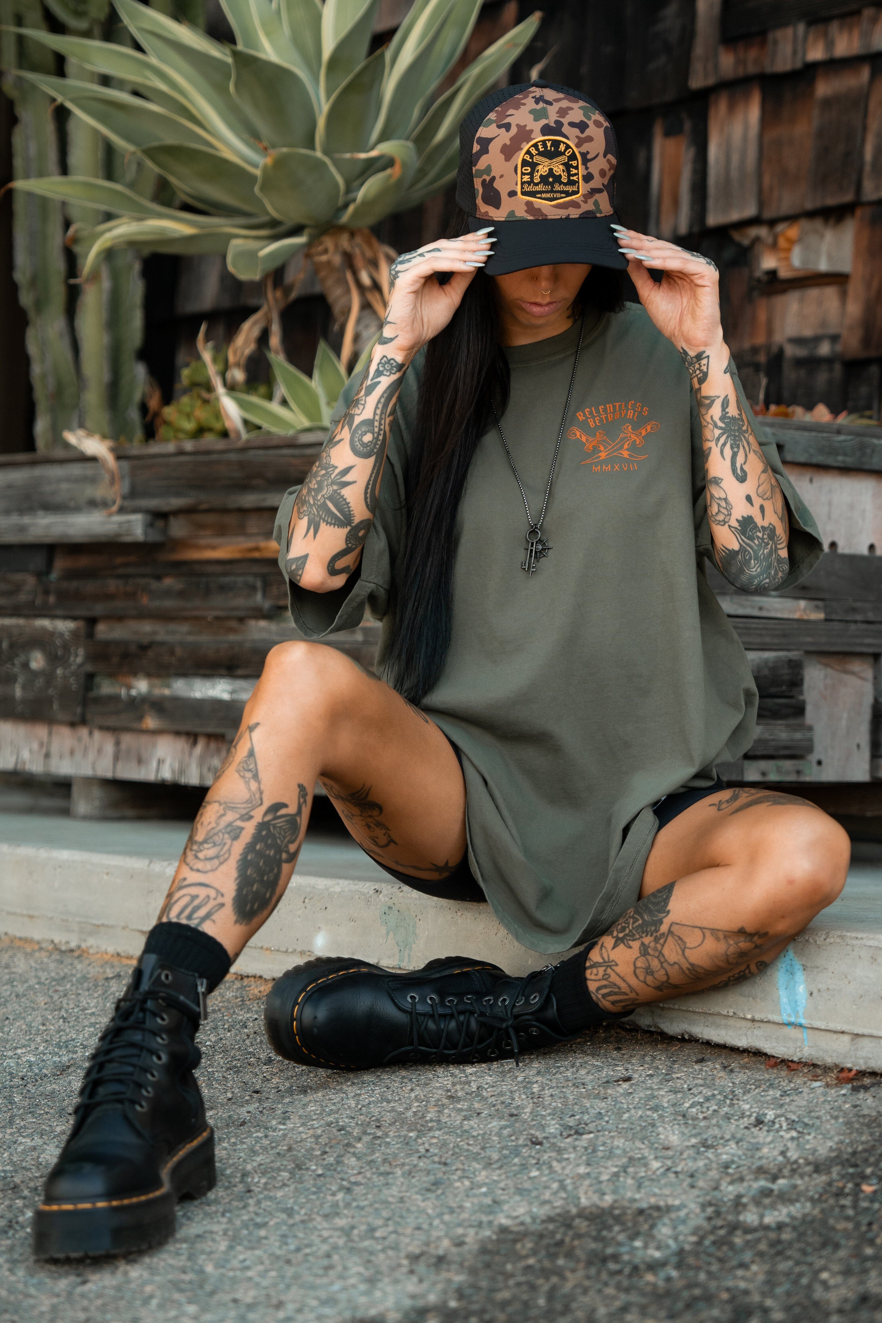 Hell or High Water Premium Olive T-Shirt