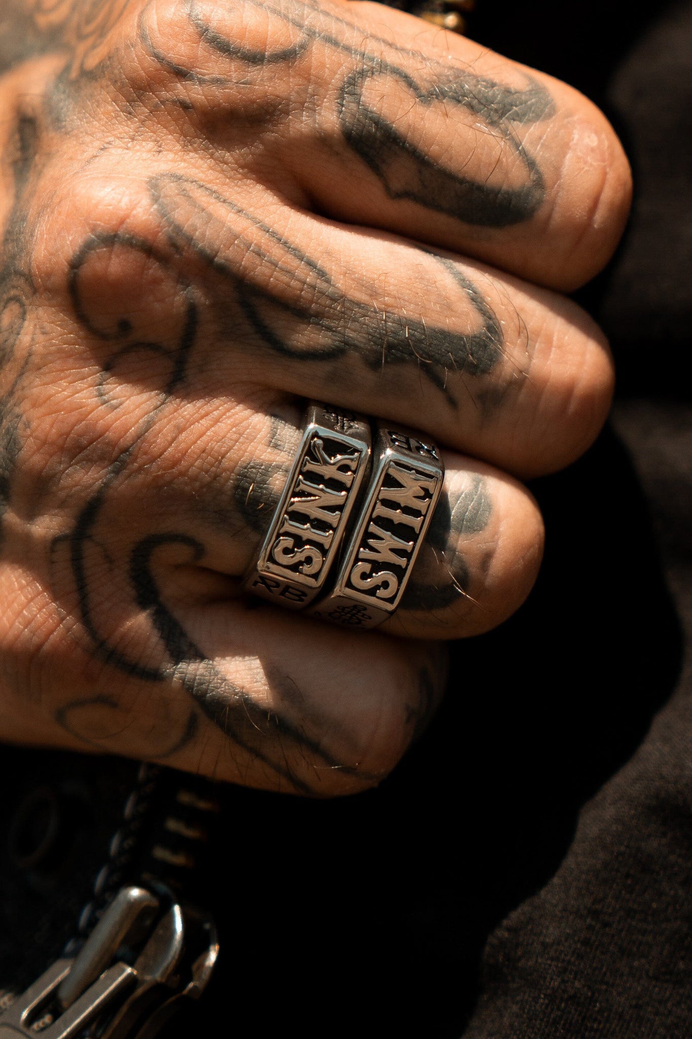 Sink Or Swim Stainless Steel Rings | Set Of 2 | By Relentless Betrayal