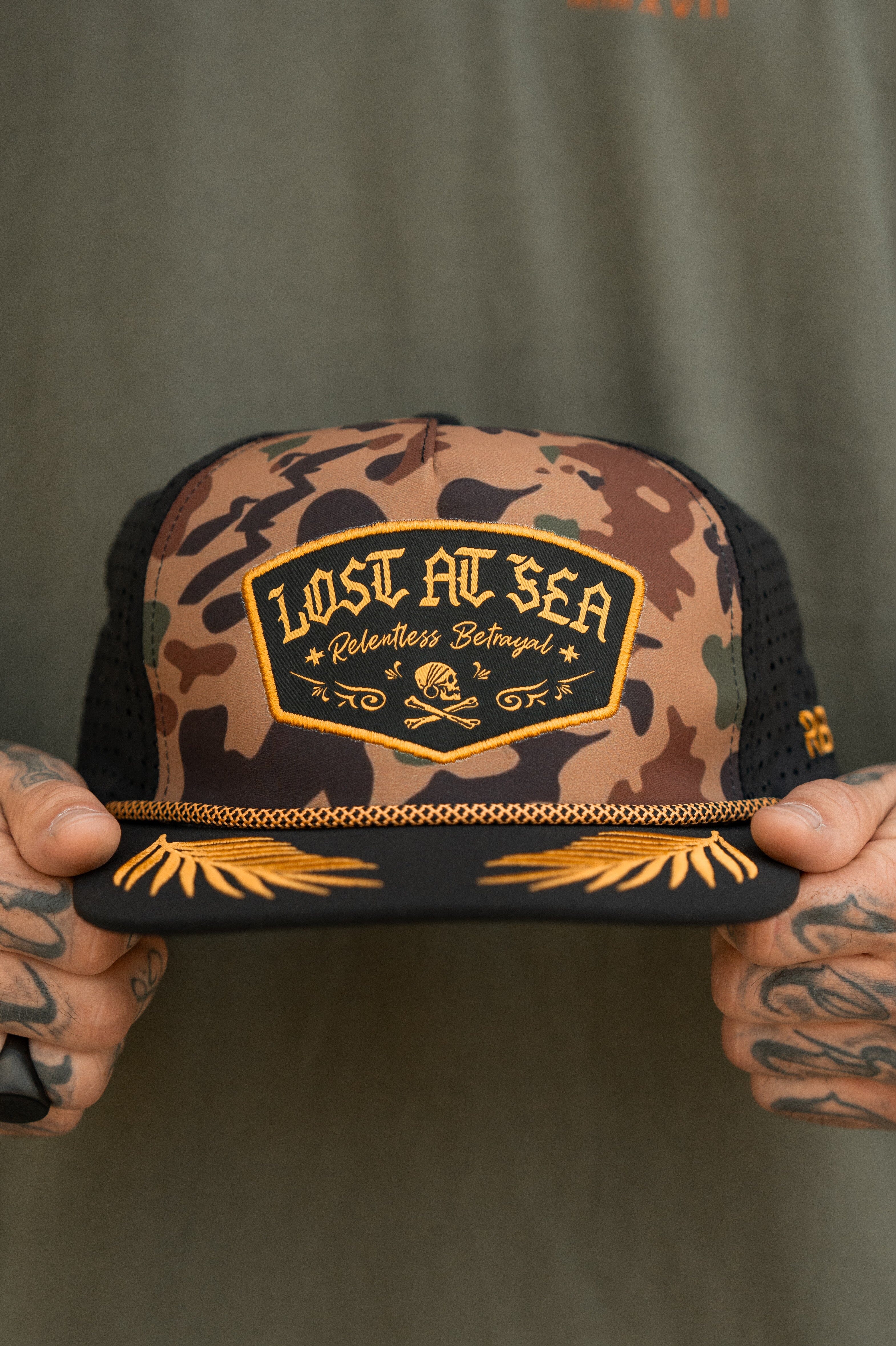 Lost At Sea Frog Camo Snapback