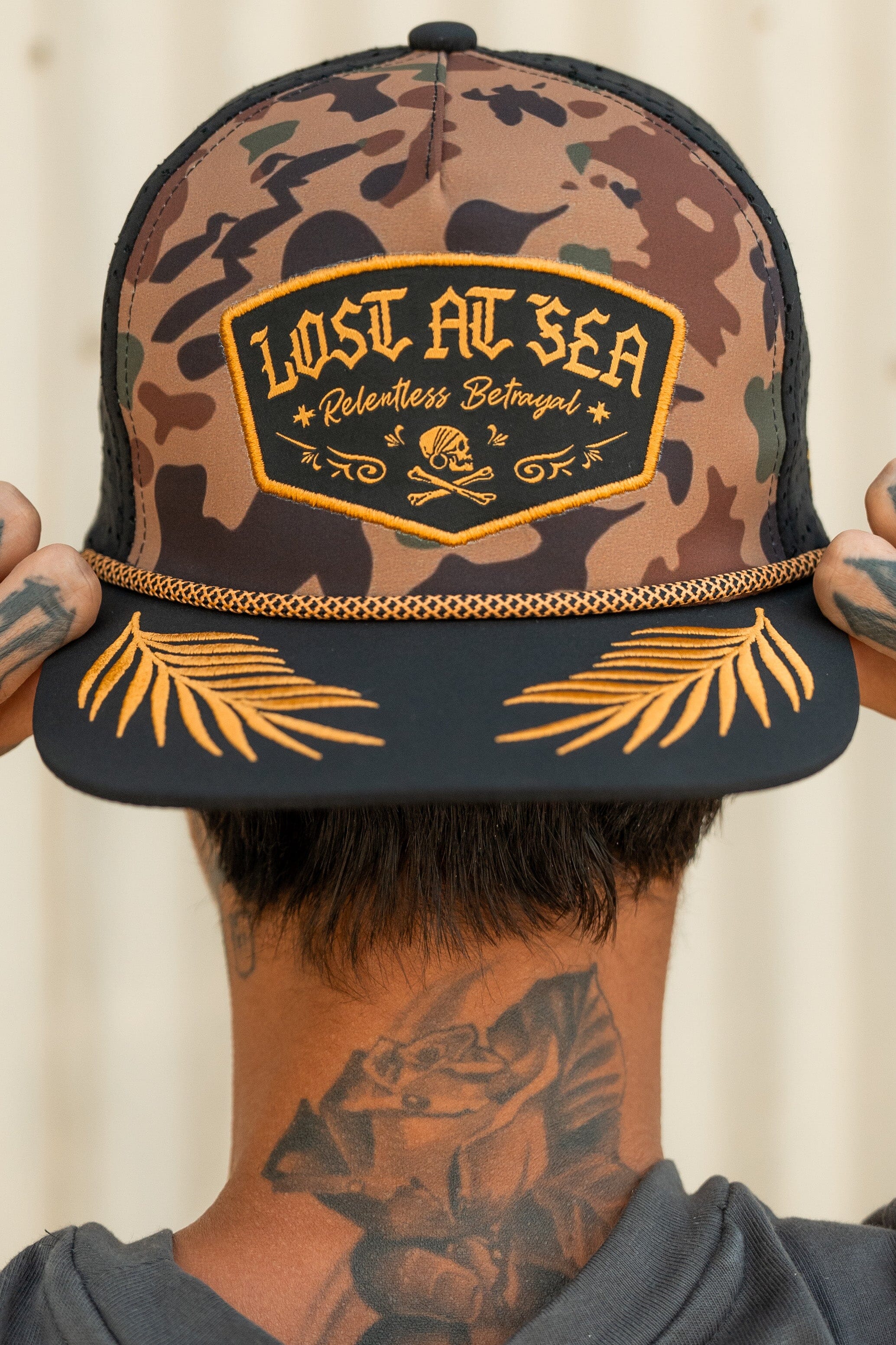 Lost At Sea Frog Camo Snapback