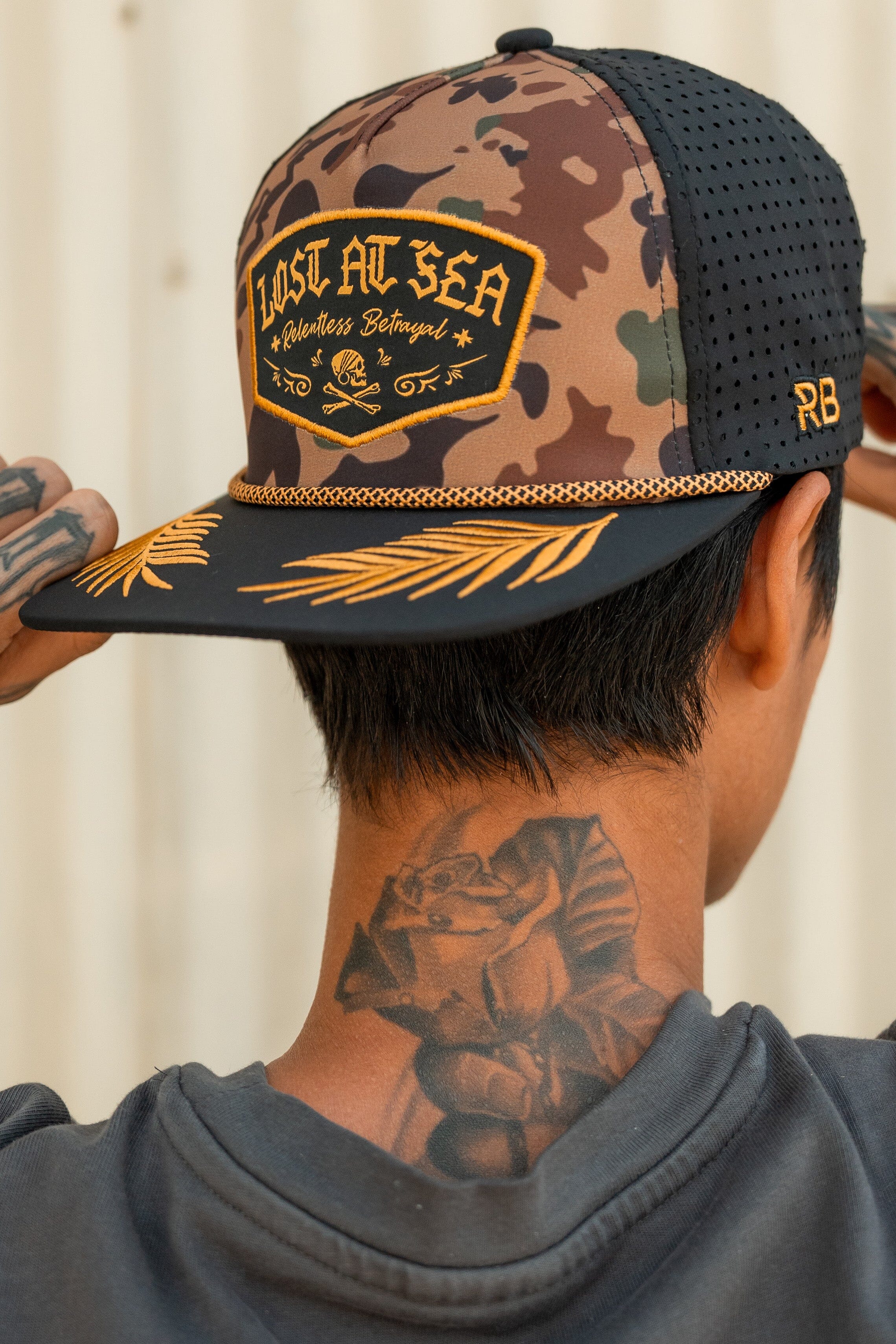 Lost At Sea Frog Camo Snapback