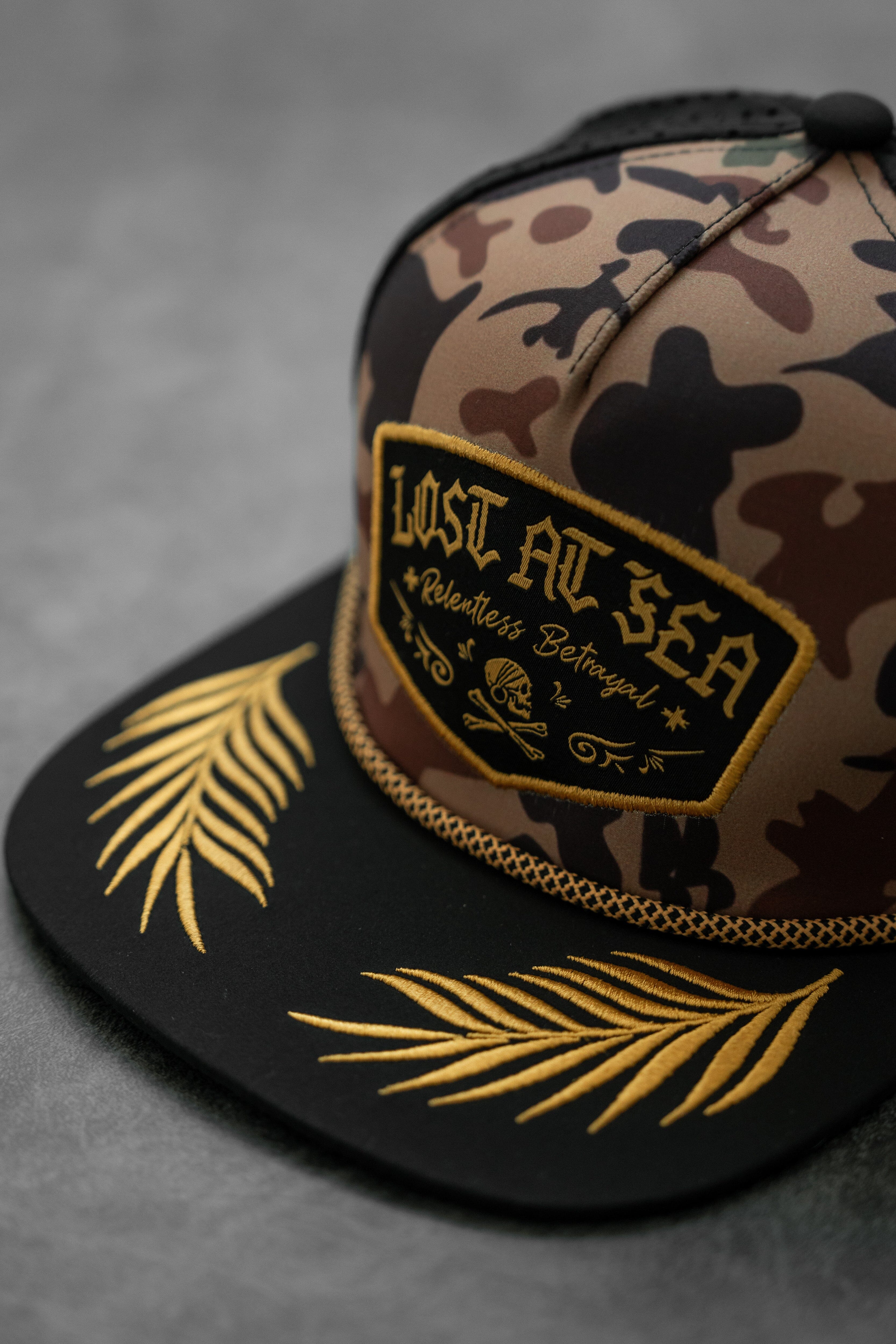 Lost At Sea Frog Camo Snapback