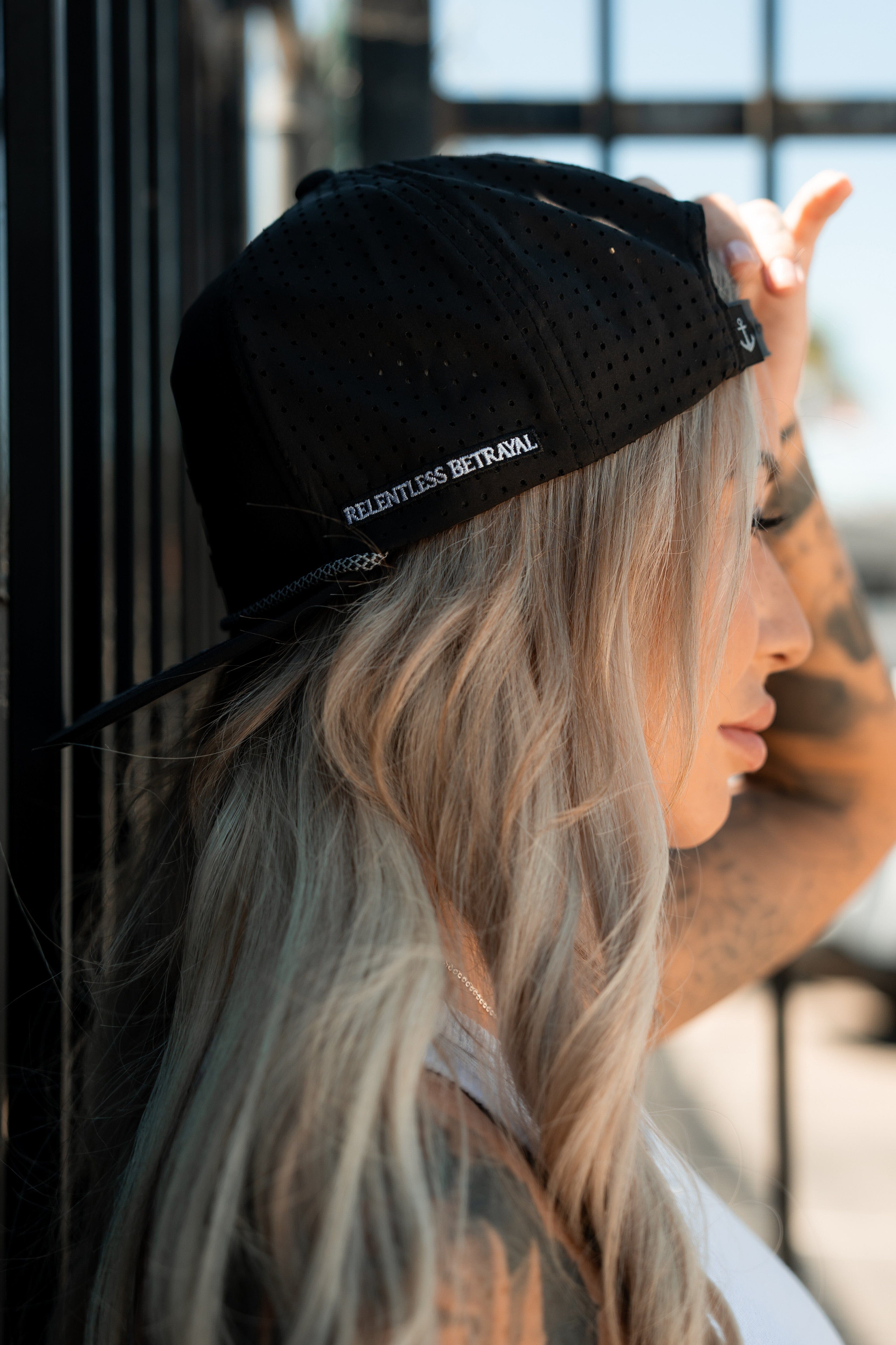 Sink Or Swim BLACKOUT PVC Snapback