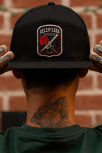 Load image into Gallery viewer, Love/Hate 7 Panel &quot;Trucker&quot; Snapback