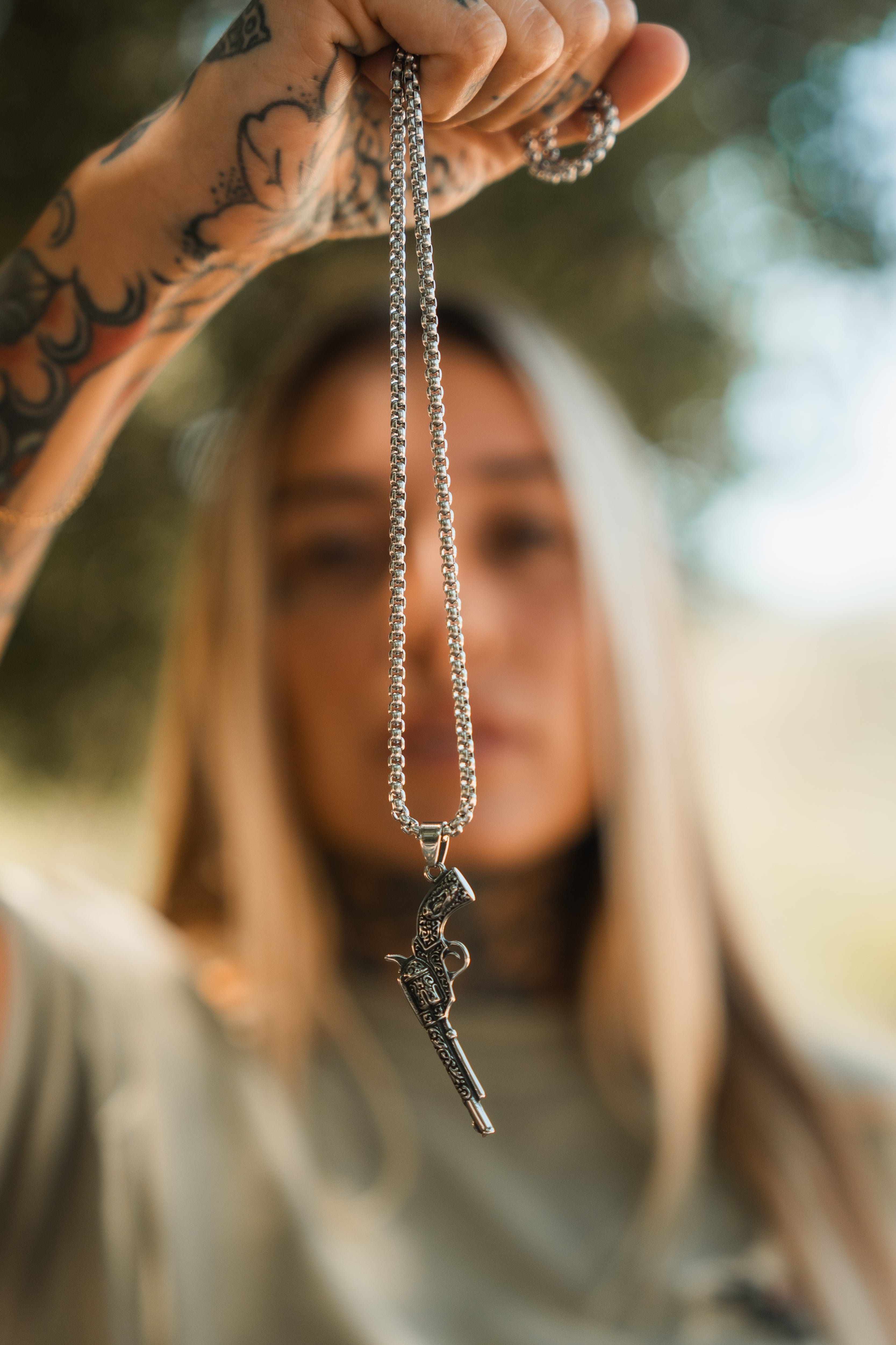 Outlaw Colt 45 Necklace