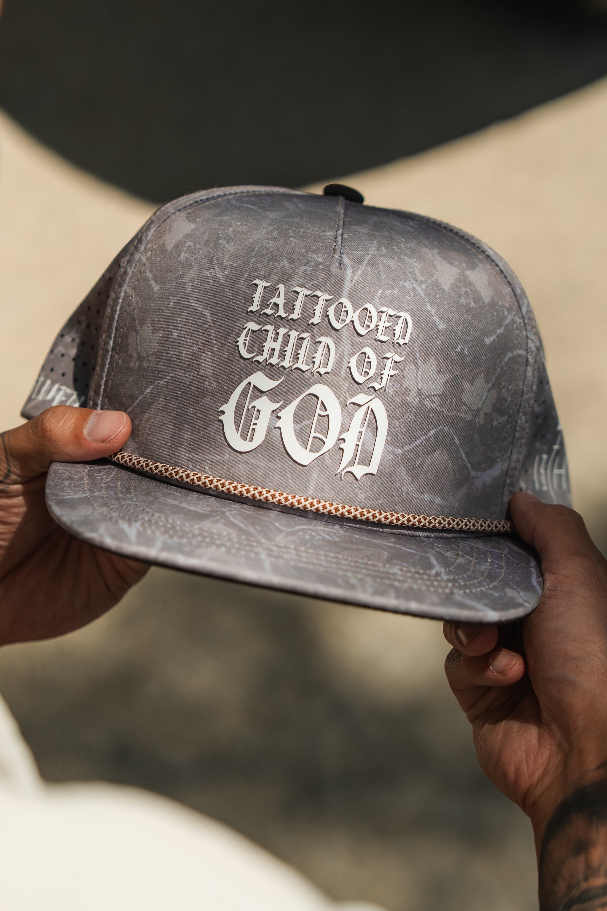 Tattooed Child of God Deadwood Camo PVC Snapback