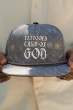 Load image into Gallery viewer, Tattooed Child of God Deadwood Camo PVC Snapback
