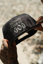 Load image into Gallery viewer, Tattooed Child of God Mineral Wash PVC Snapback