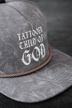 Load image into Gallery viewer, Tattooed Child of God Deadwood Camo PVC Snapback
