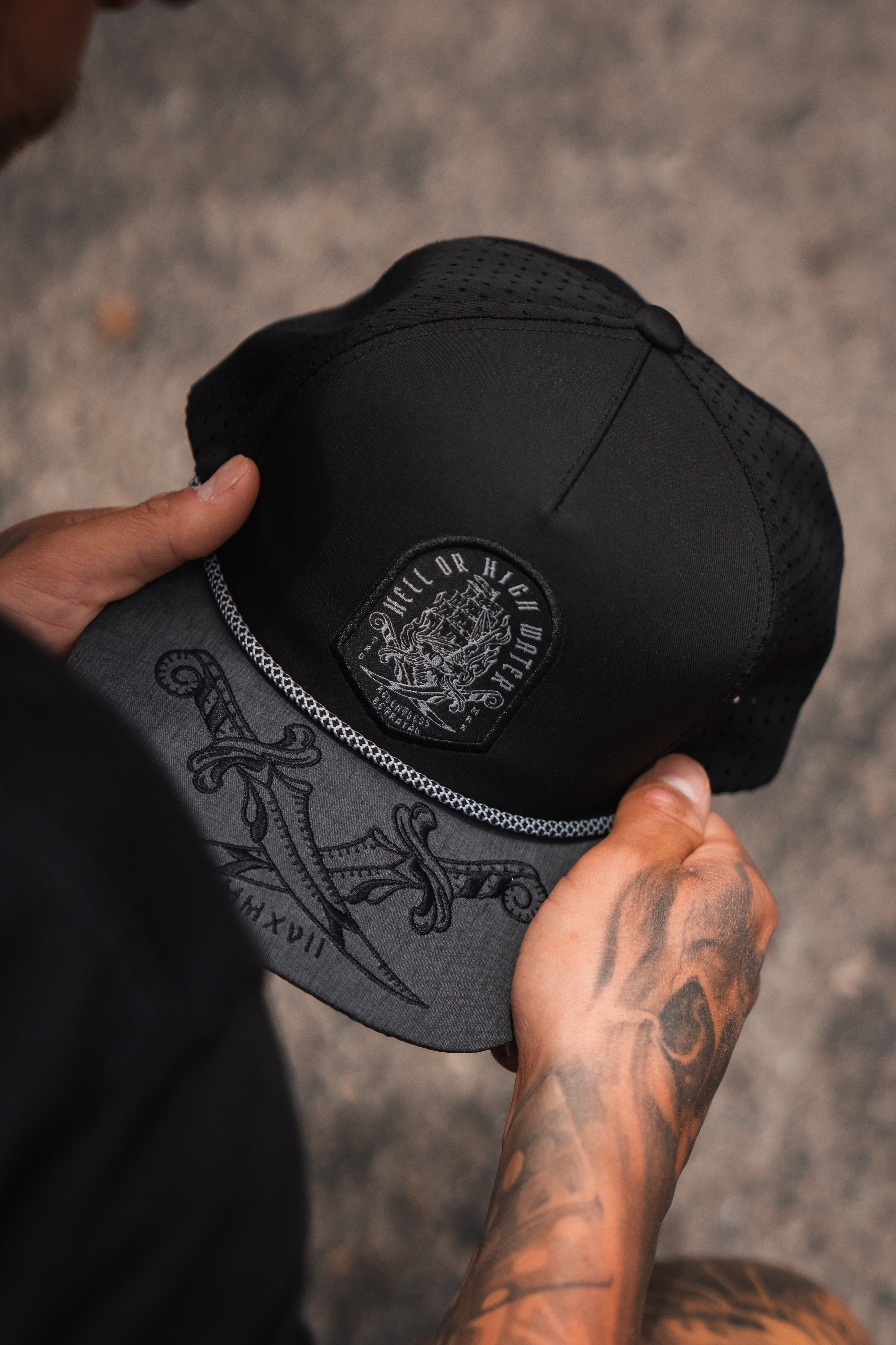 Hell or High Water Gray Snapback