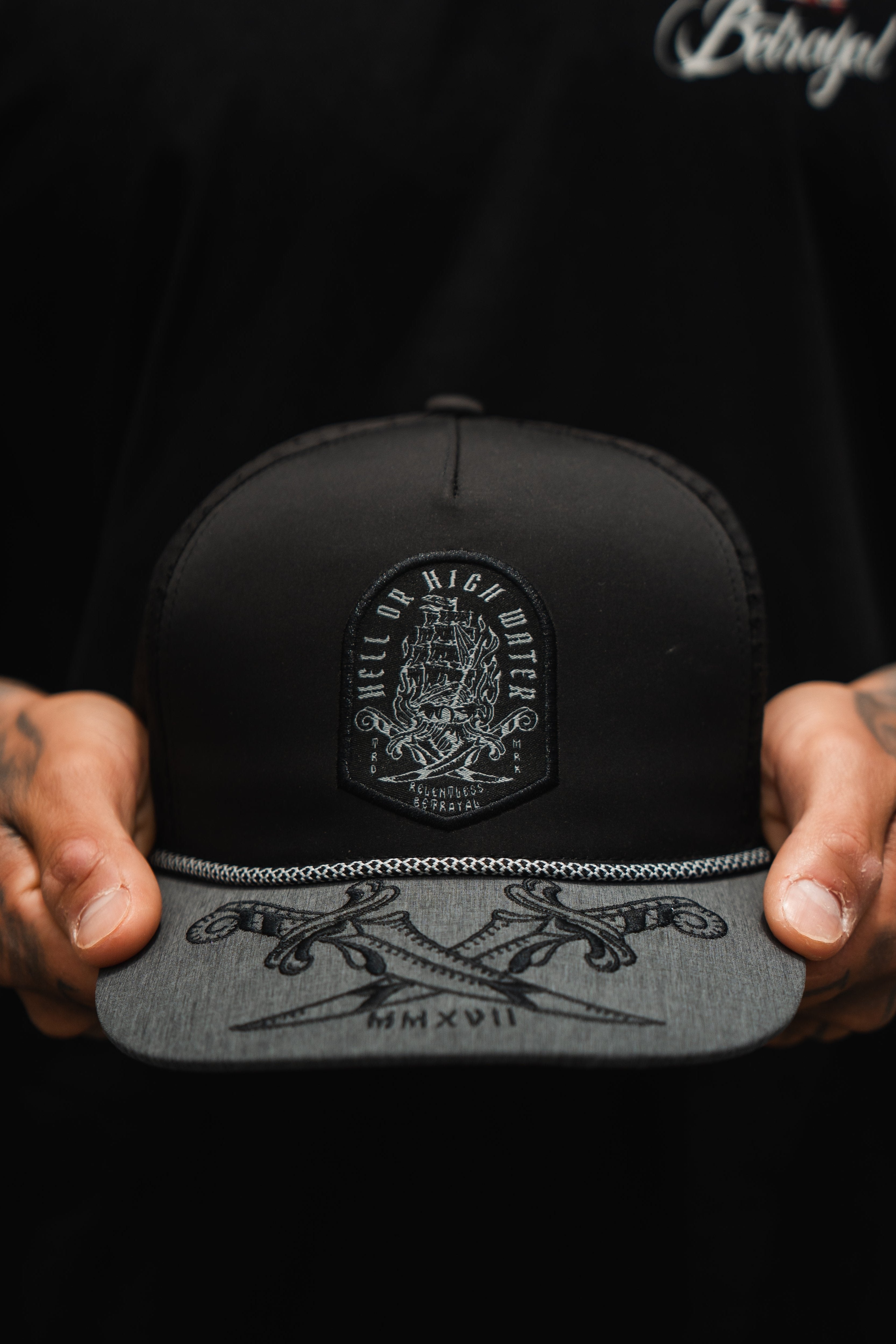 Hell or High Water Gray Snapback