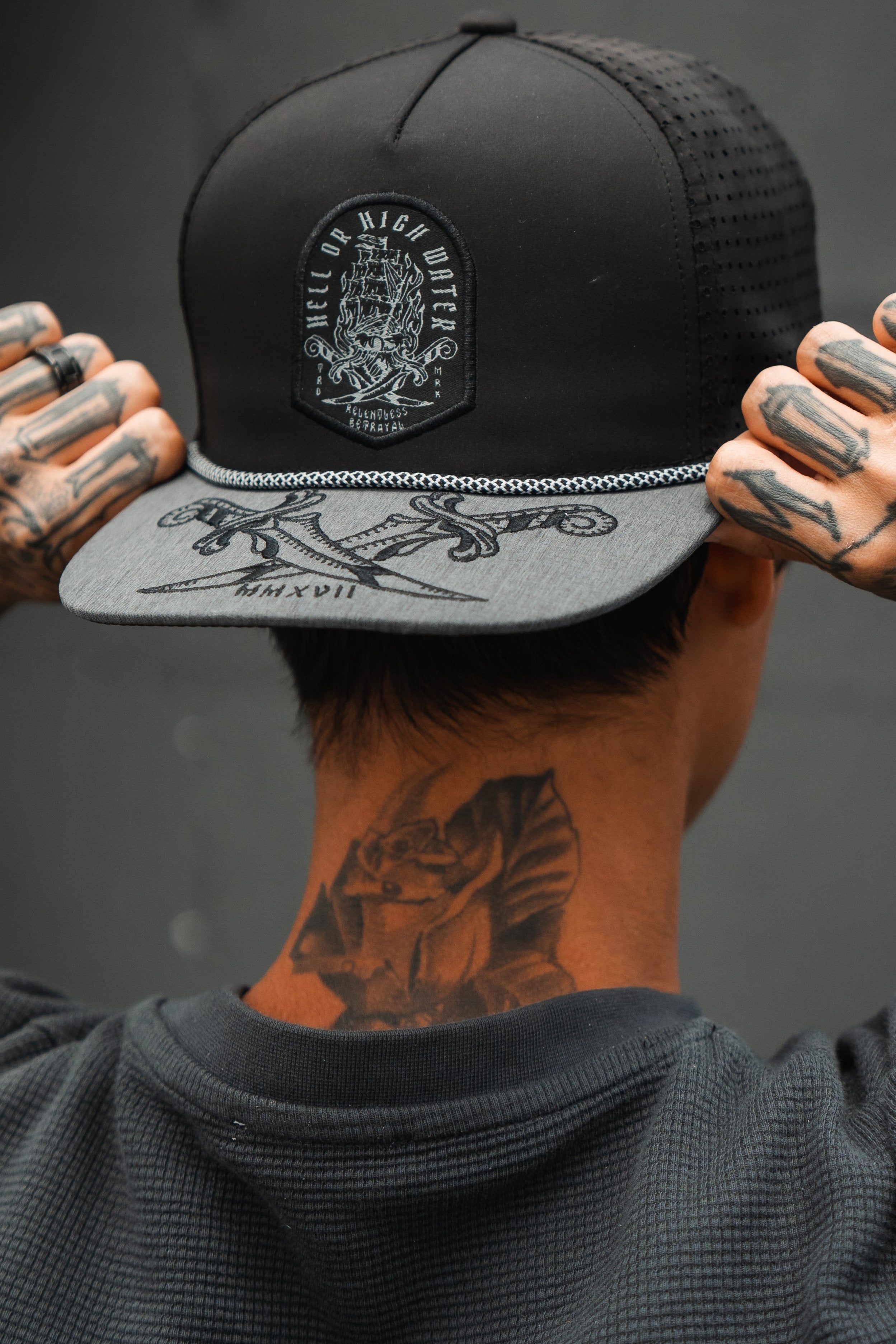 Hell or High Water Gray Snapback