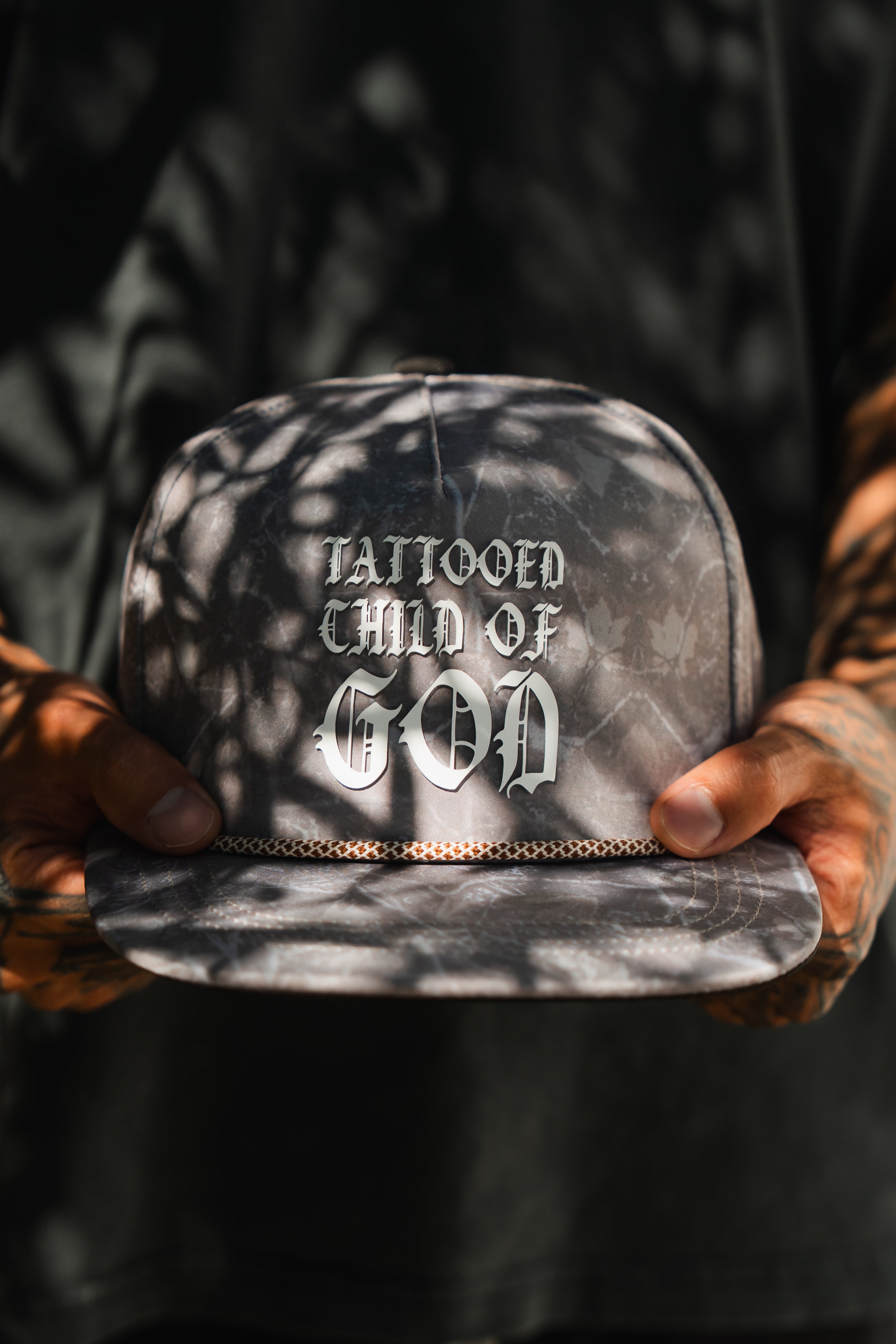 Tattooed Child of God Deadwood Camo PVC Snapback