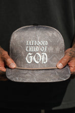 Load image into Gallery viewer, Tattooed Child of God Deadwood Camo PVC Snapback