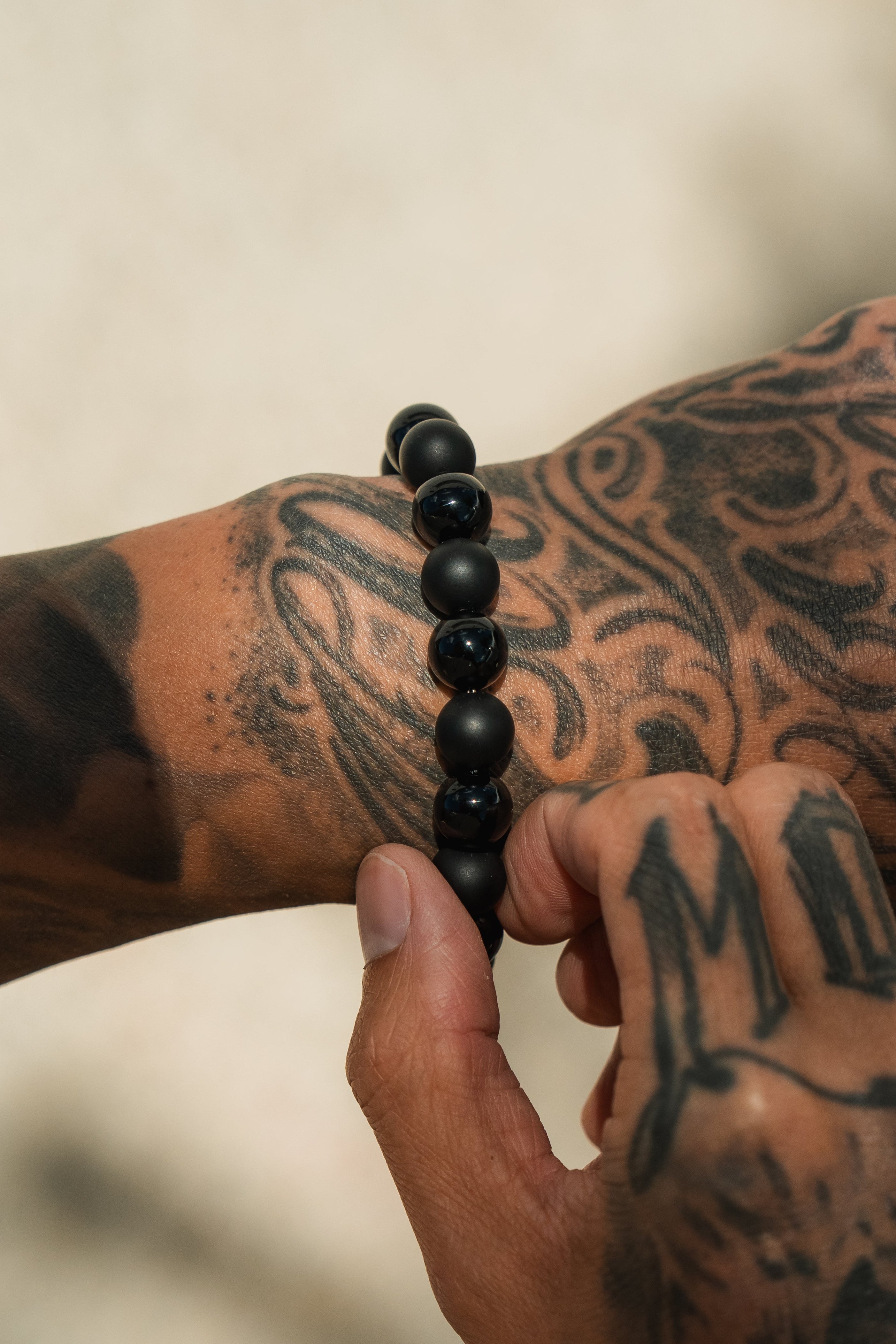 Black Pearl Monarch GOLD Ed. Gemstone Bracelet
