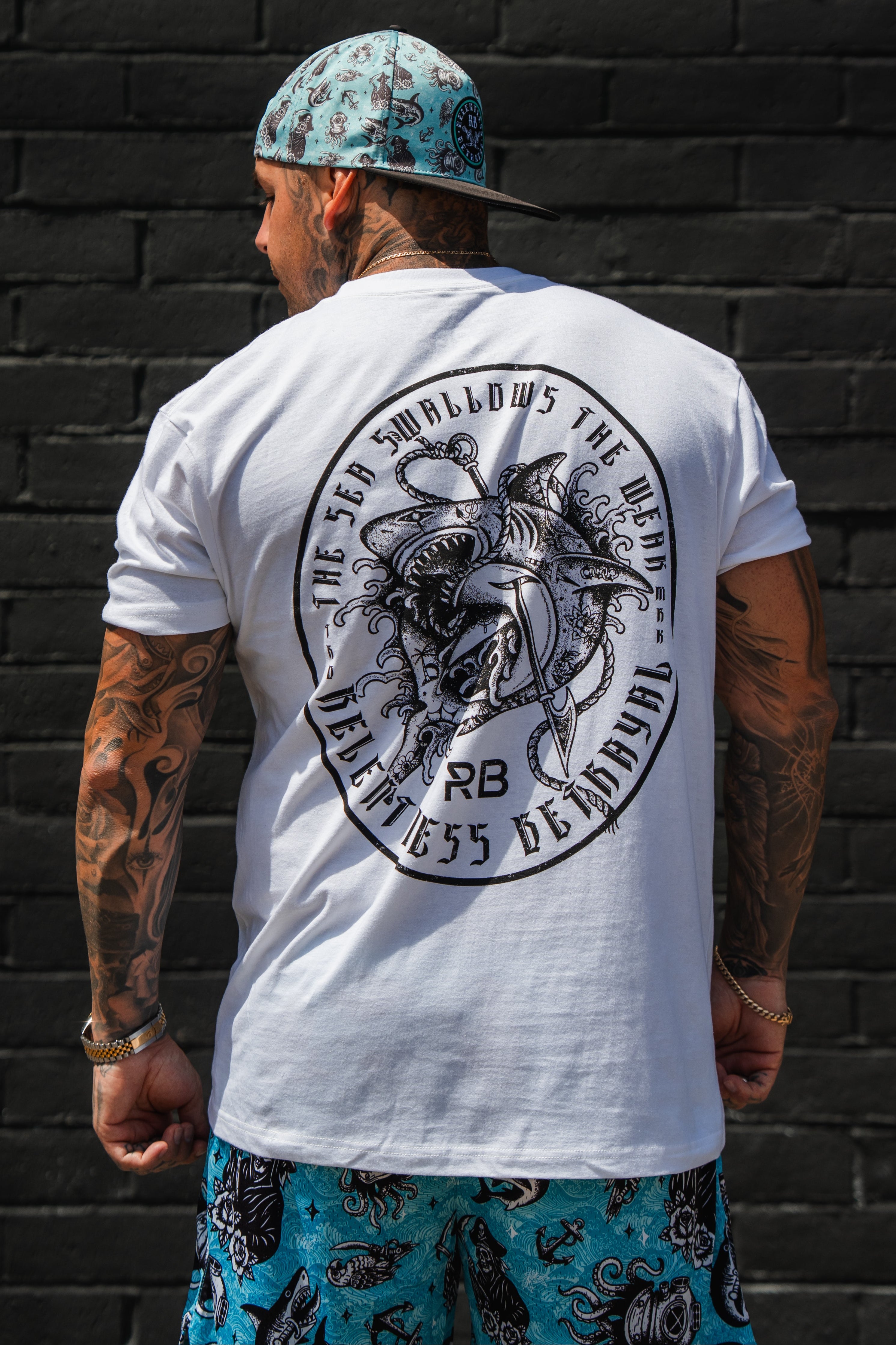 Sea Swallows The Weak White T-Shirt