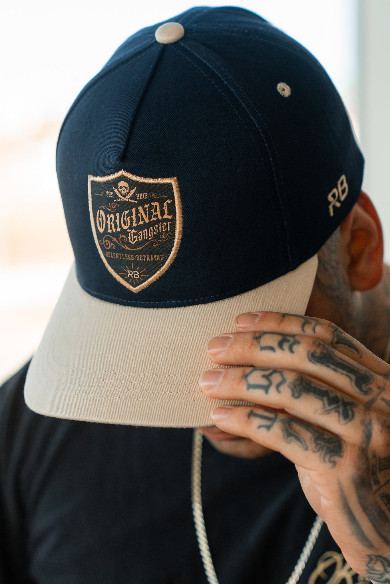 Curved Brim Hat - Snapback Design With Pirate Image – Relentless