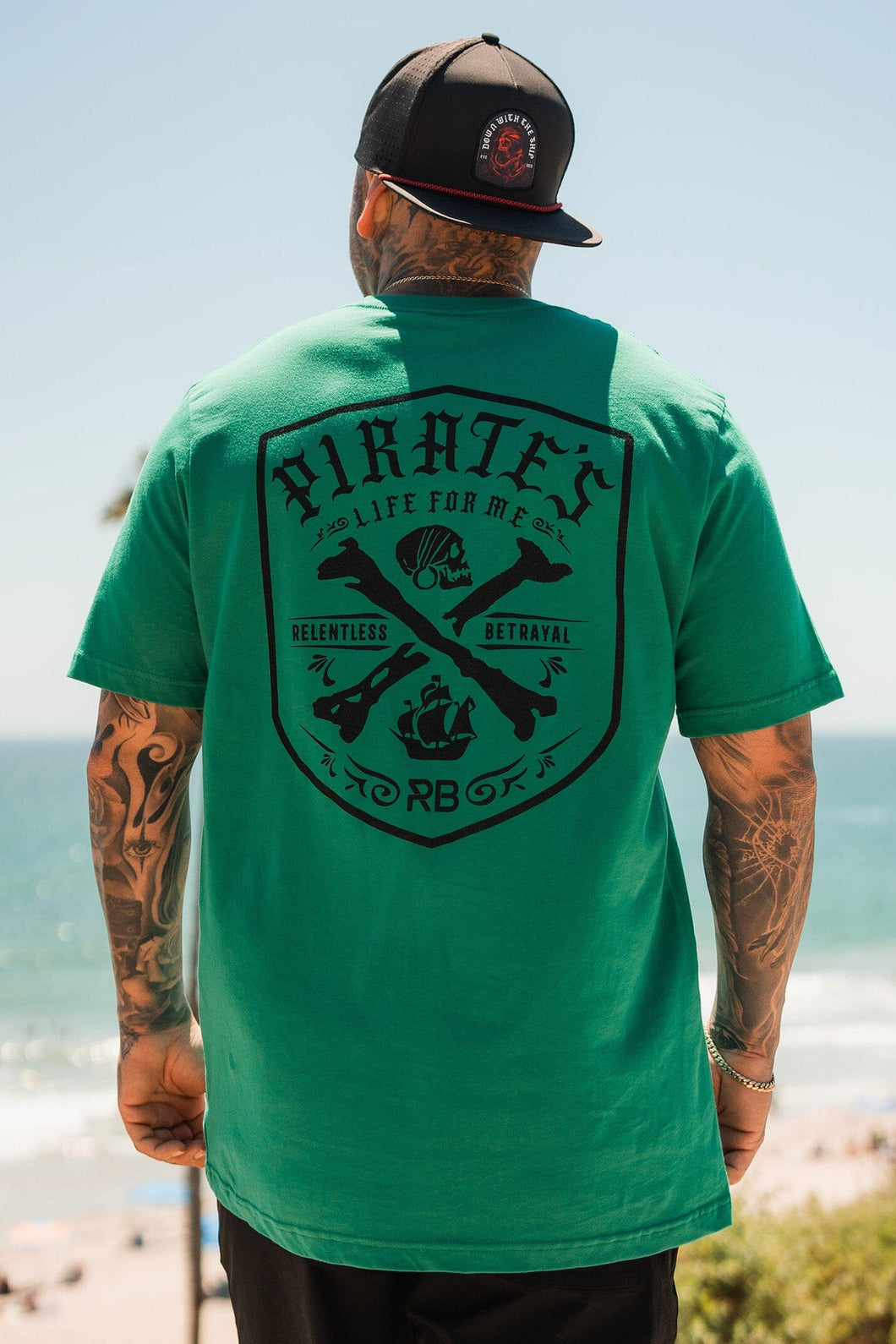 Pirate's Life Sea Green T-Shirt