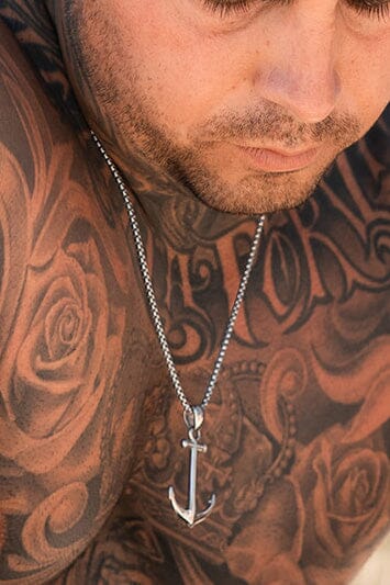 Anchor Drop Necklace